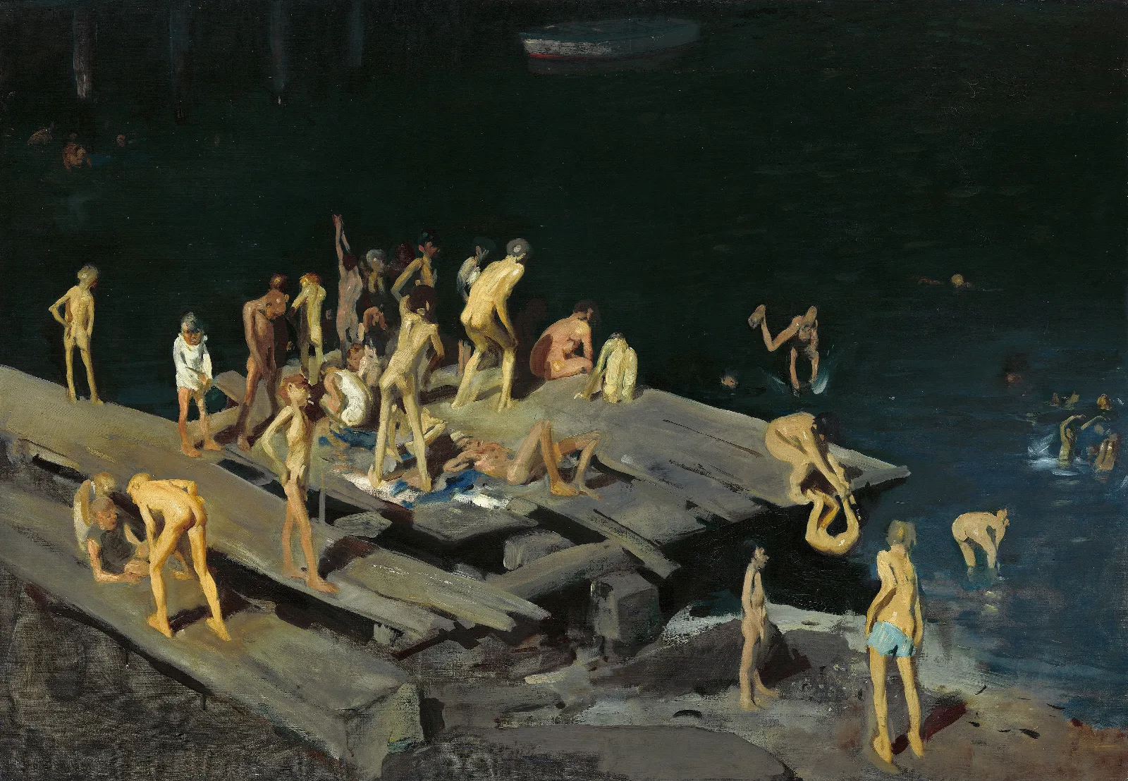 Forty Two Kids Wall Art by George Wesley Bellows - Canvas Print