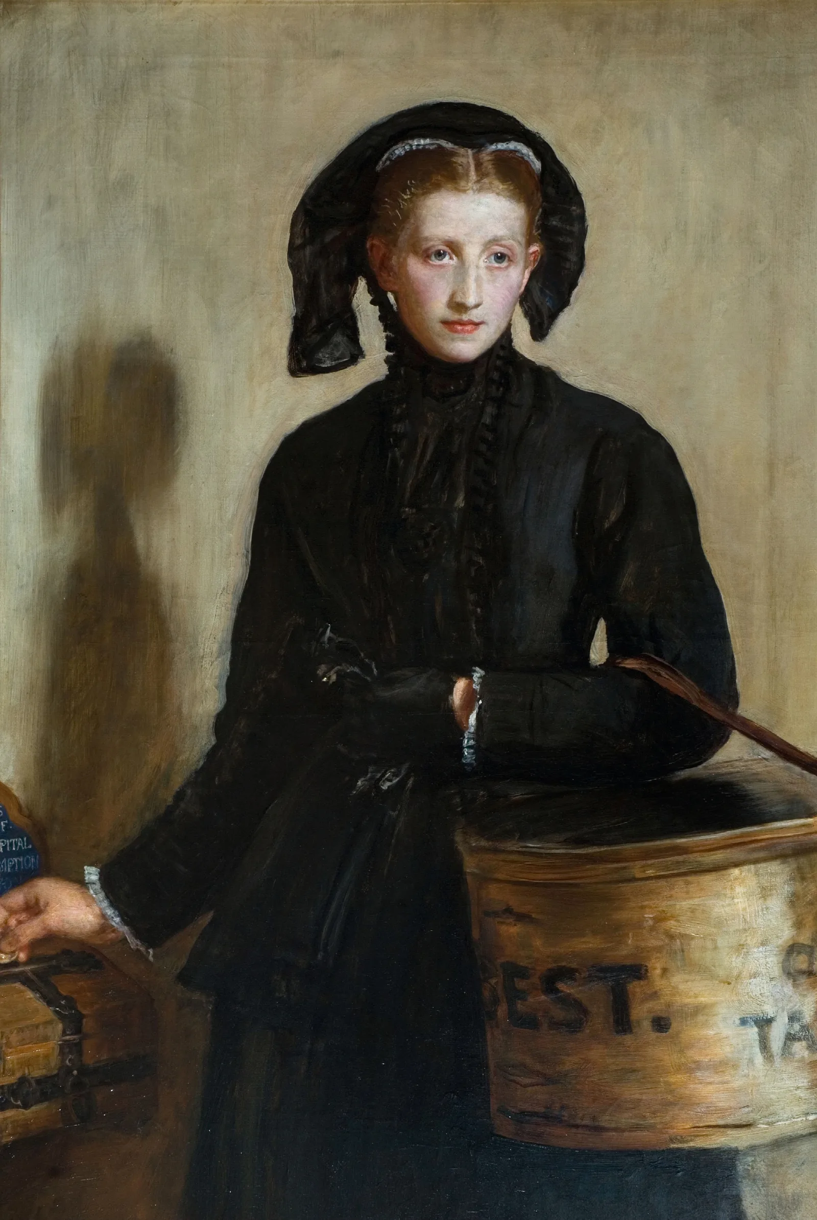 A Widows Mite Wall Art by Sir John Everett Millais - Canvas Print