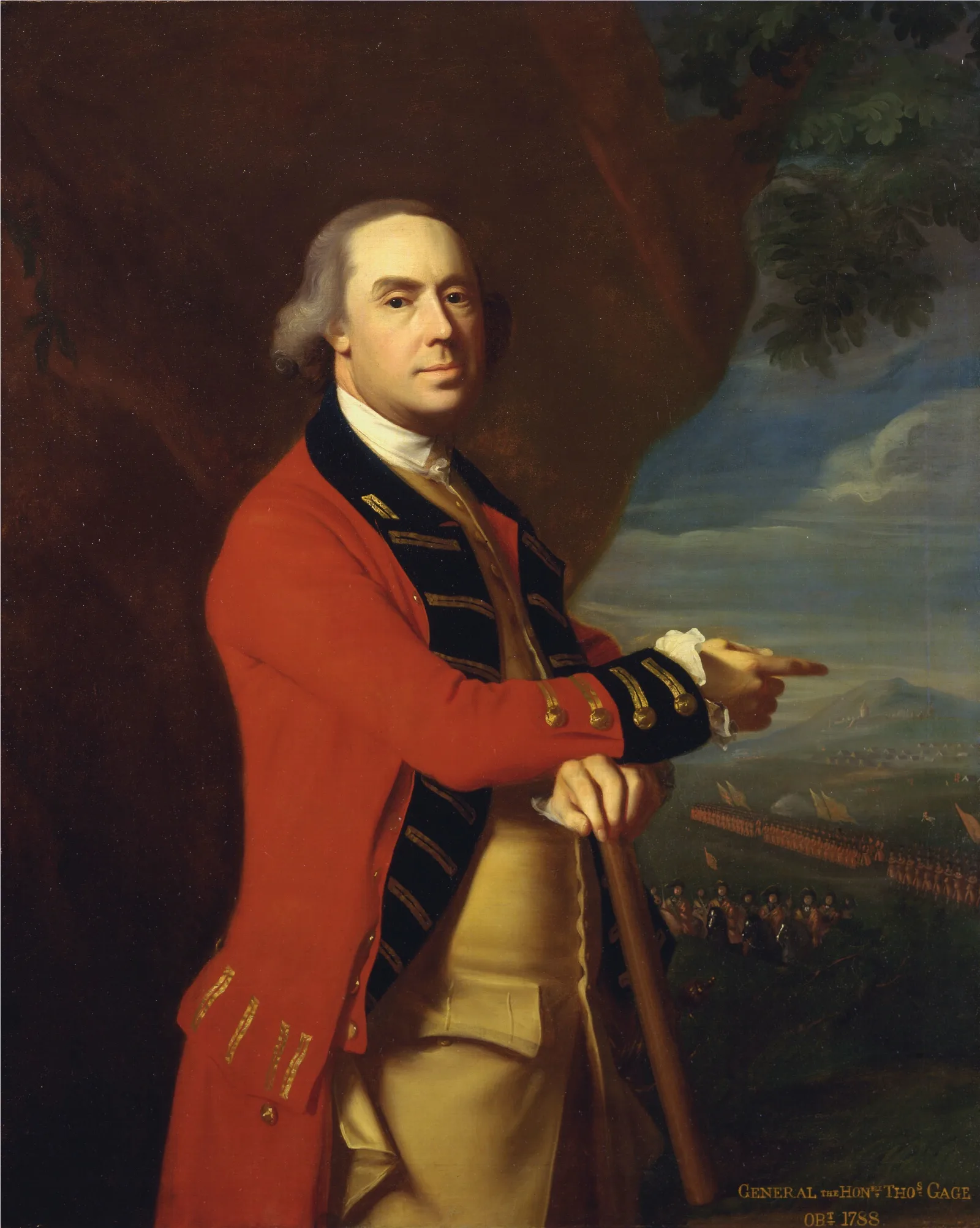 General Thomas Gage Wall Art by John Singleton Copley - Canvas Print