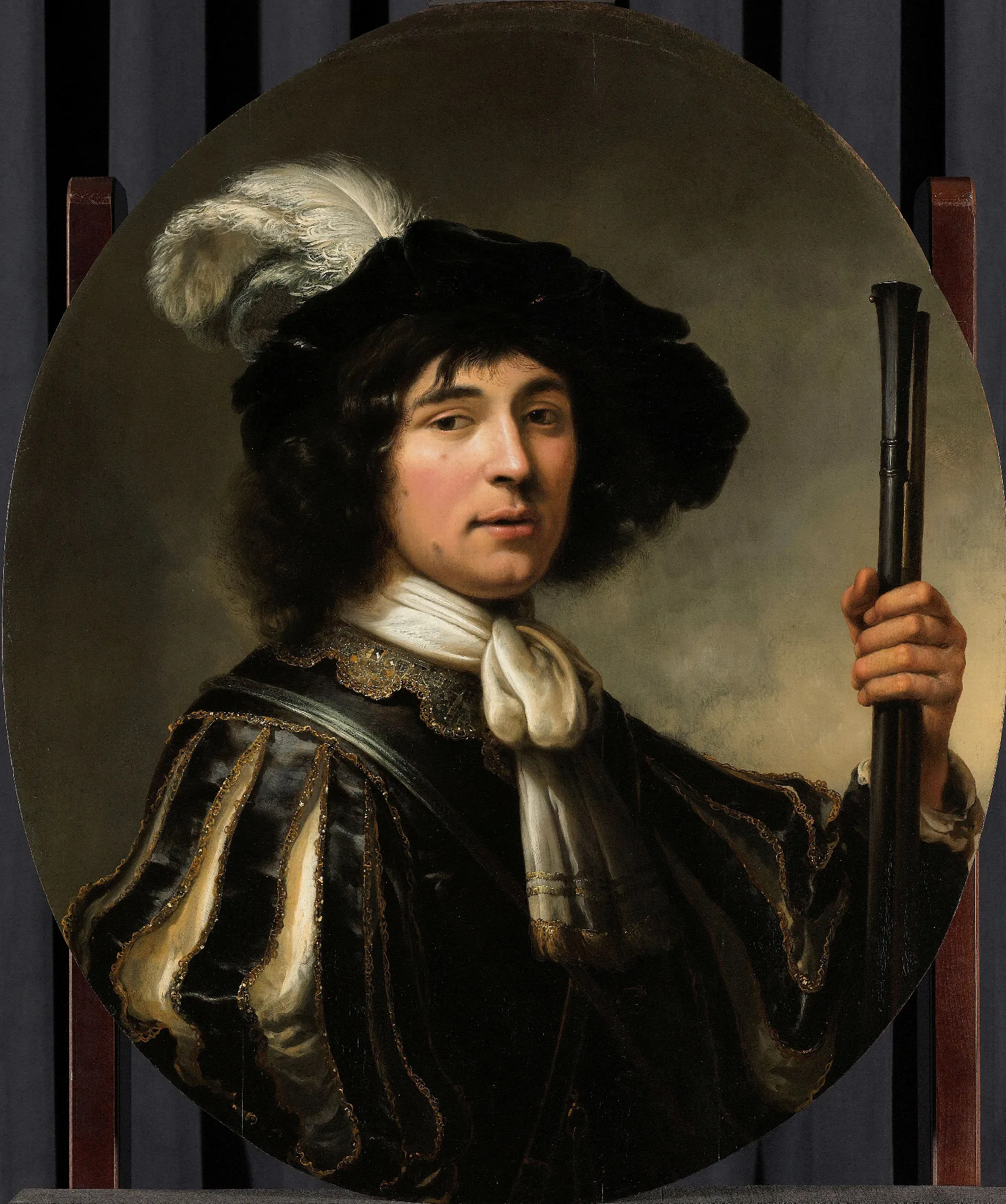 Portrait Of A Young Man Wall Art by Aelbert Cuyp - Canvas Print