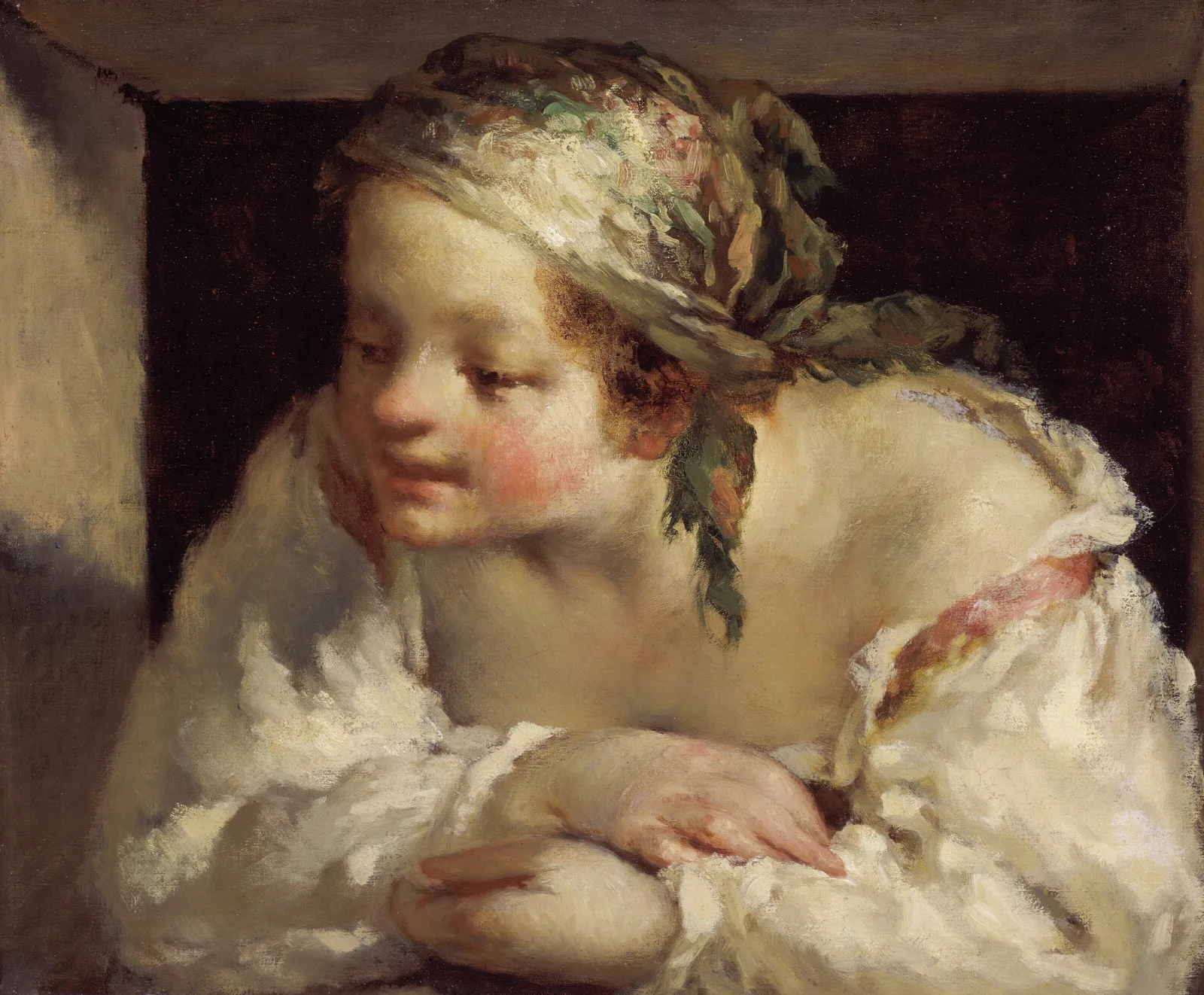 Young Woman 4 Wall Art by Jean-François Millet - Canvas Print