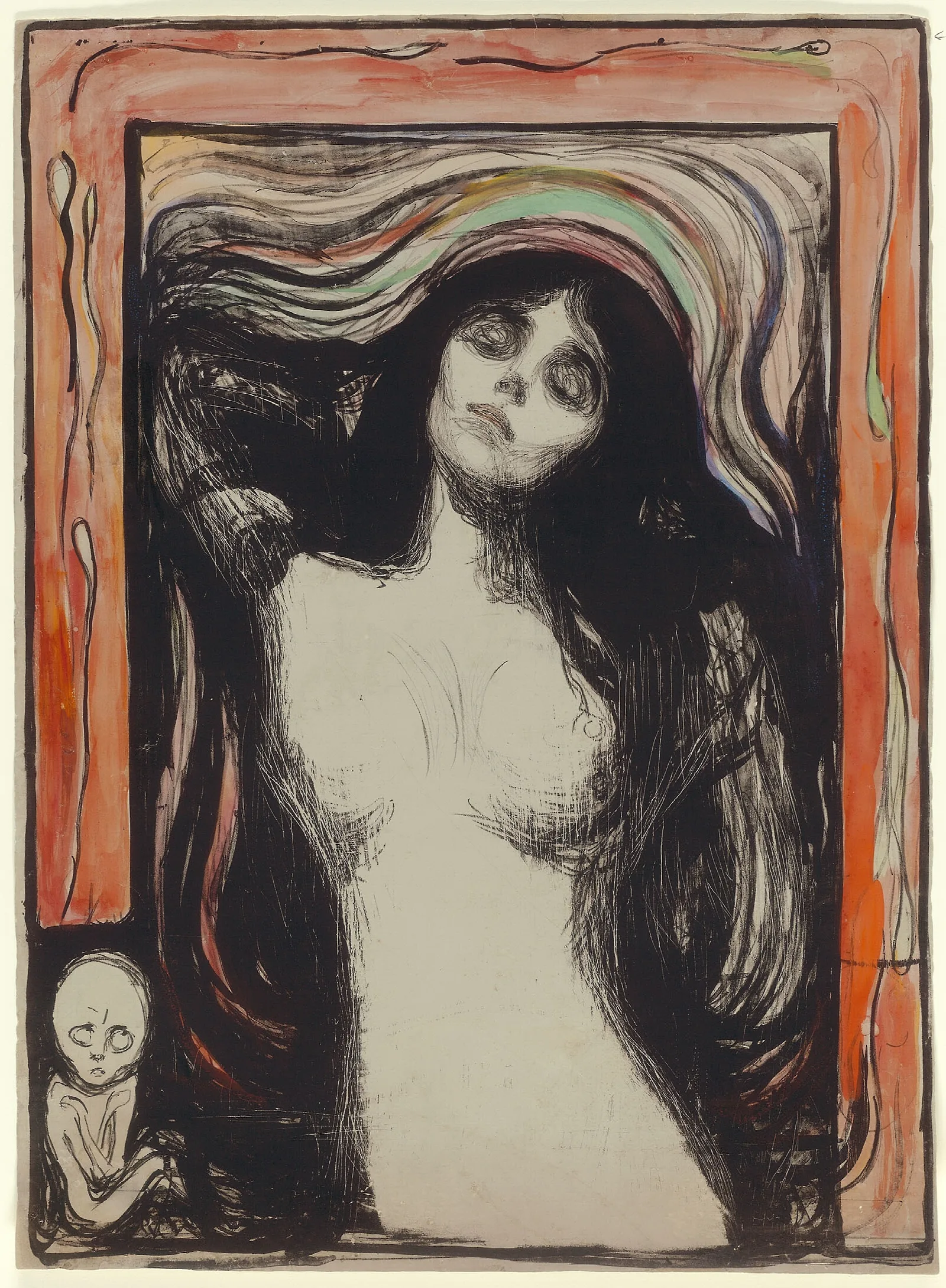 Madonna Wall Art by Edvard Munch - Canvas Print