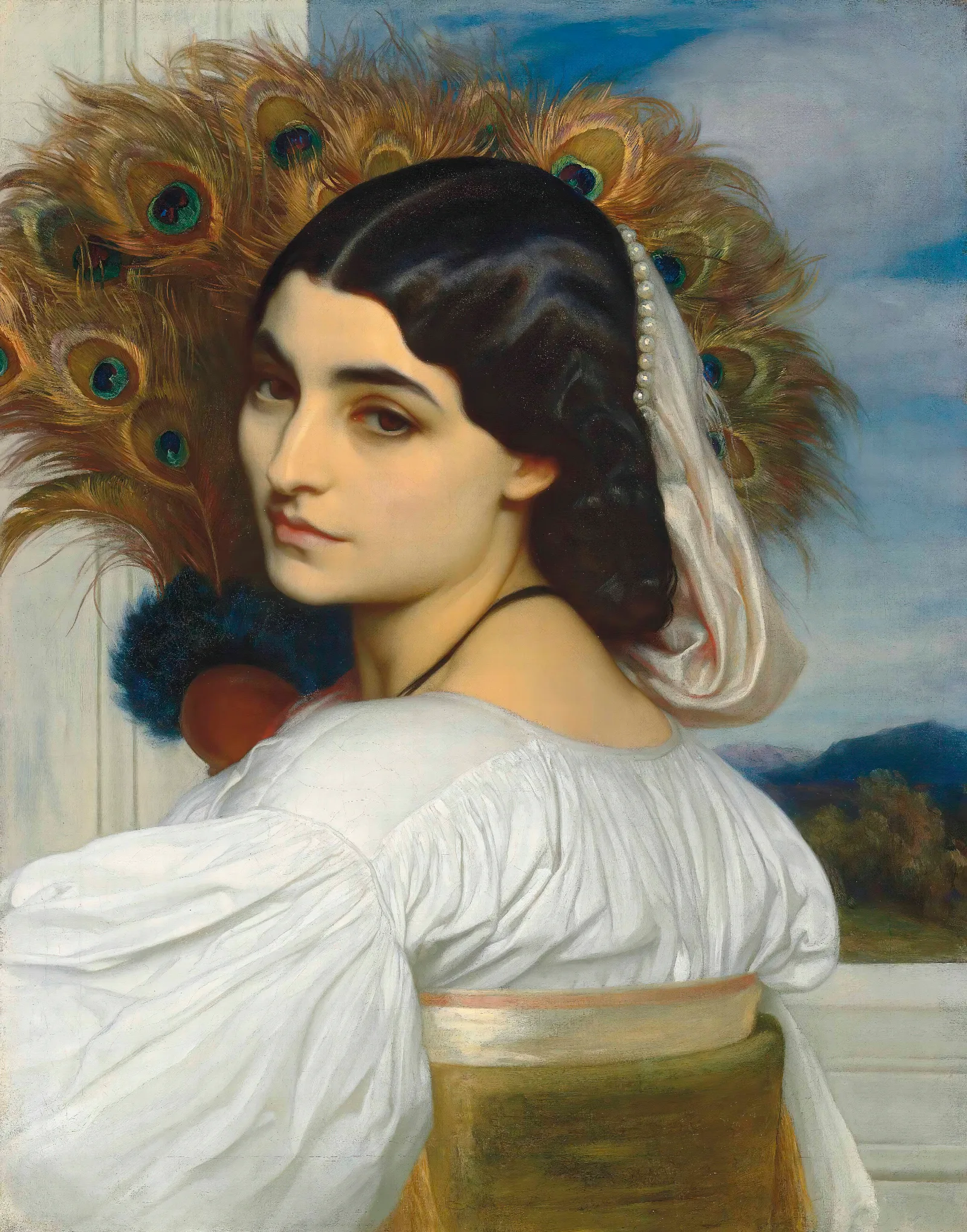 Pavonia Wall Art by Frederic Leighton - Canvas Print