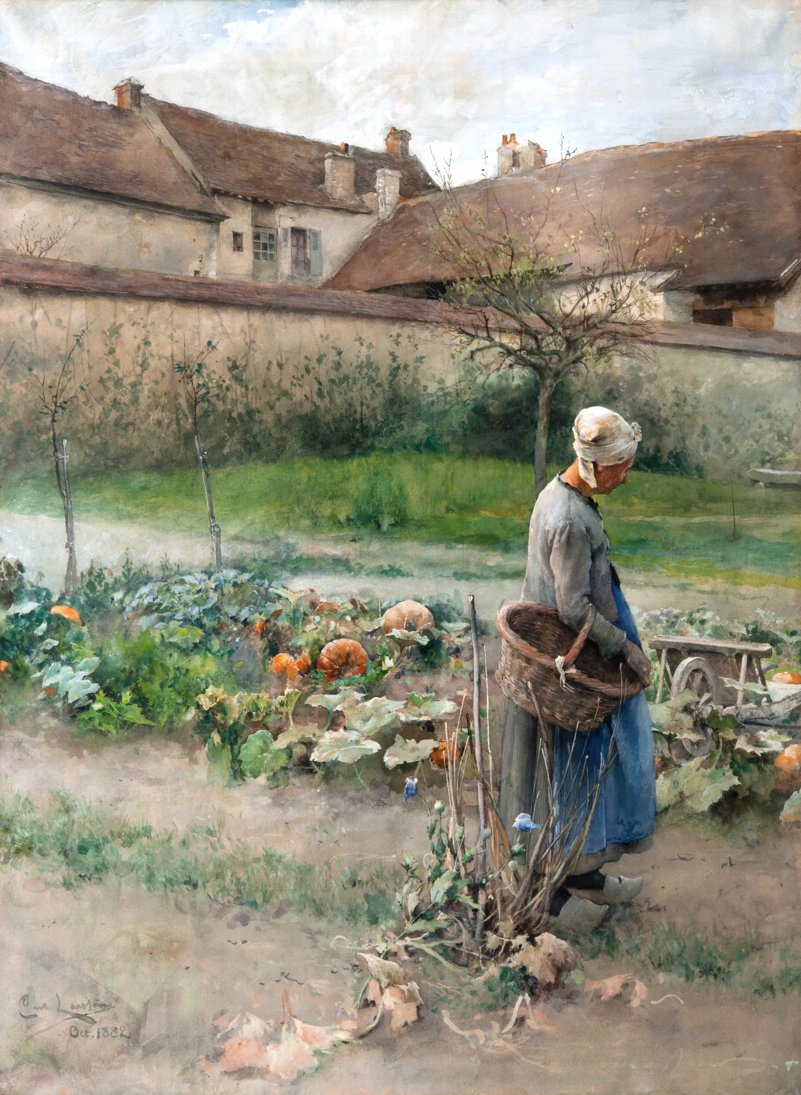October 14 Wall Art by Carl Larsson - Canvas Print