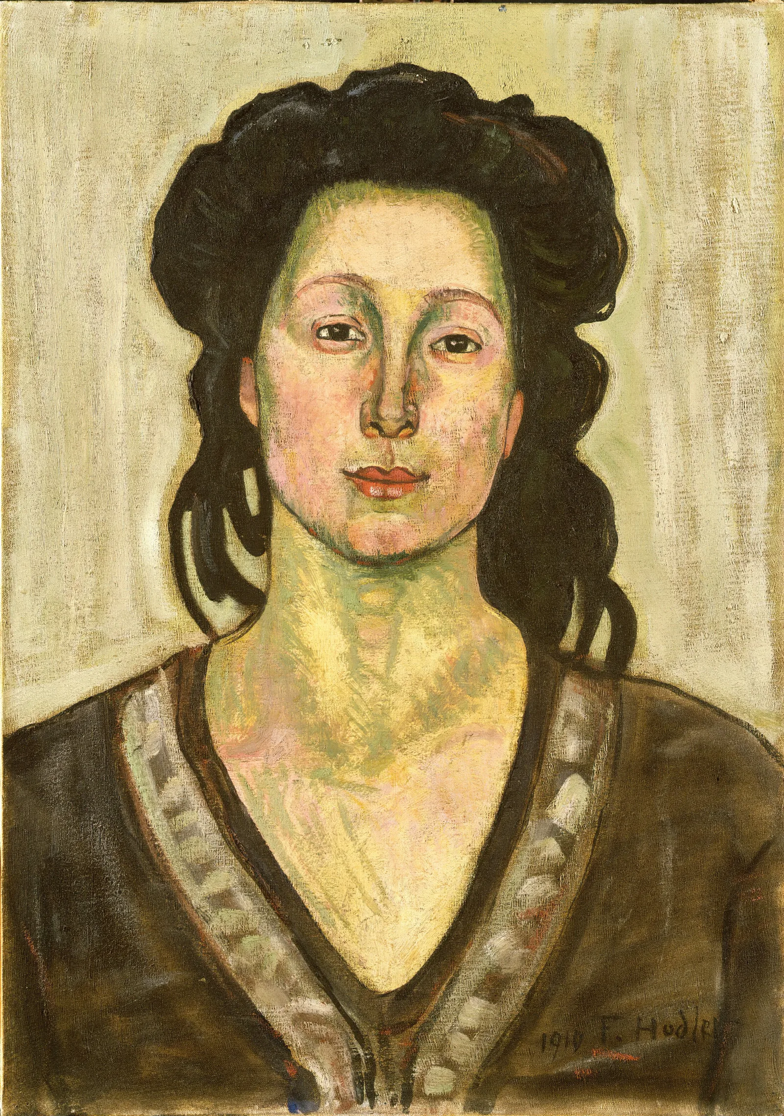 A Woman 4 Wall Art by Ferdinand Hodler - Canvas Print