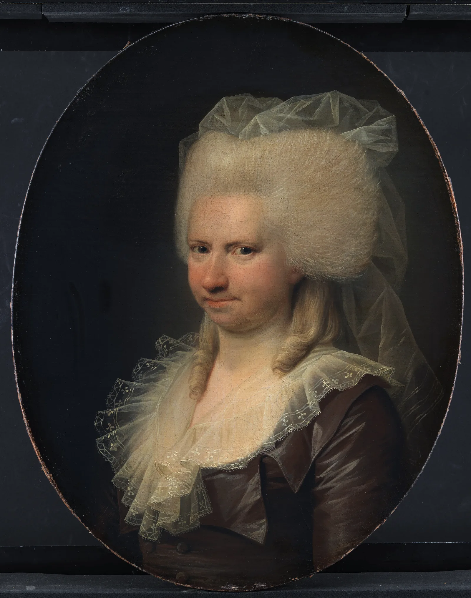Charlotte Sophie Gerner F Rasch Henrik Gerners Hustru Wall Art by Jens Juel - Canvas Print