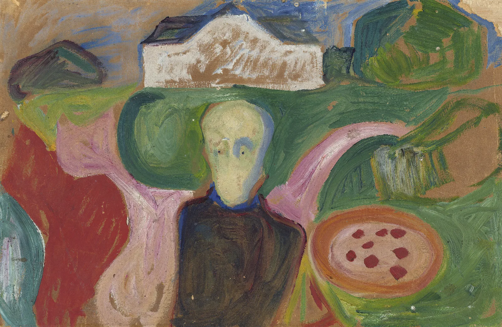 Landowner In The Park Wall Art by Edvard Munch - Canvas Print
