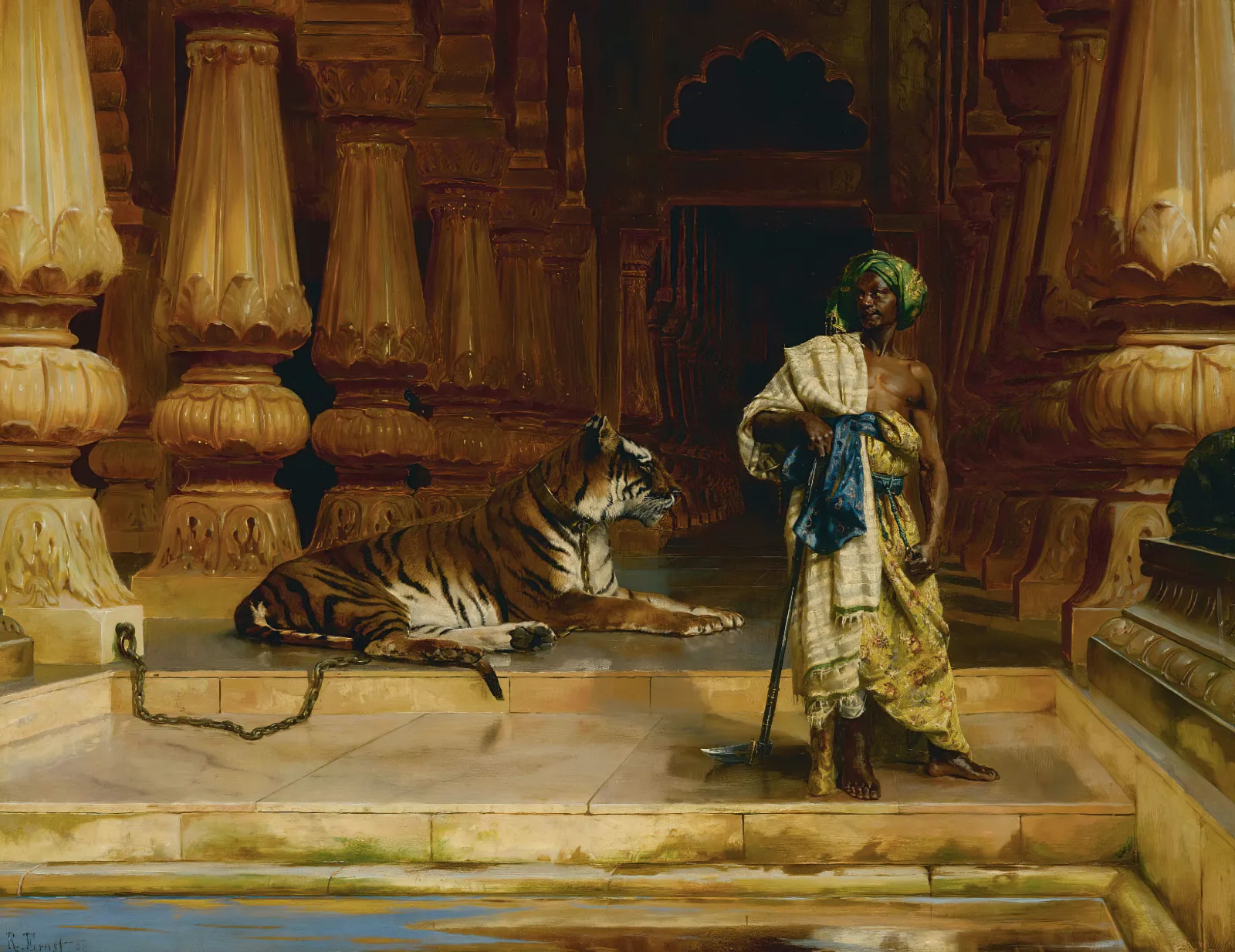 The Palace Guards Wall Art by Rudolf Ernst - Canvas Print