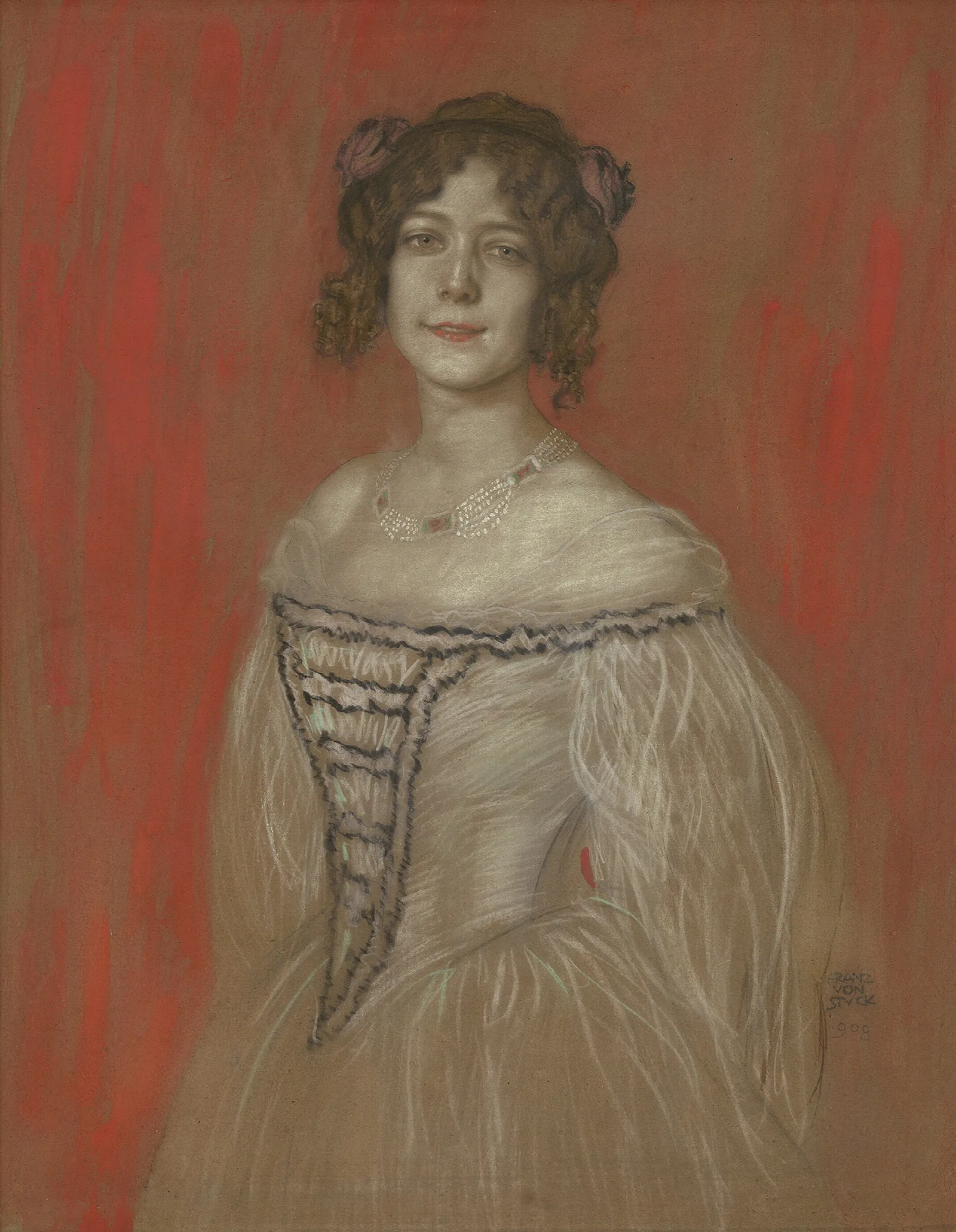 Olga Lindpaintner Wall Art by Franz von Stuck - Canvas Print