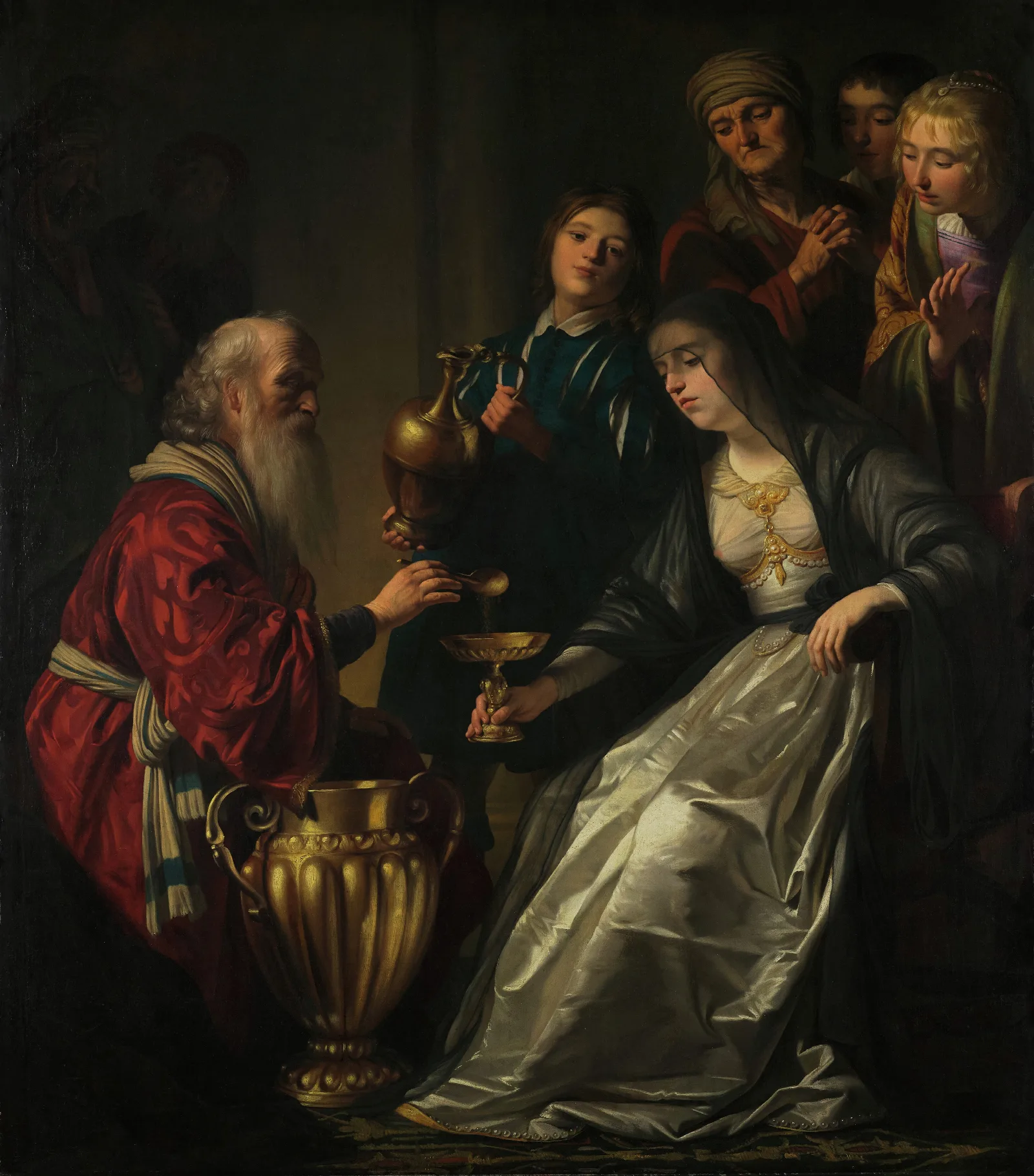 Artemisia Wall Art by Gerard van Honthorst - Canvas Print