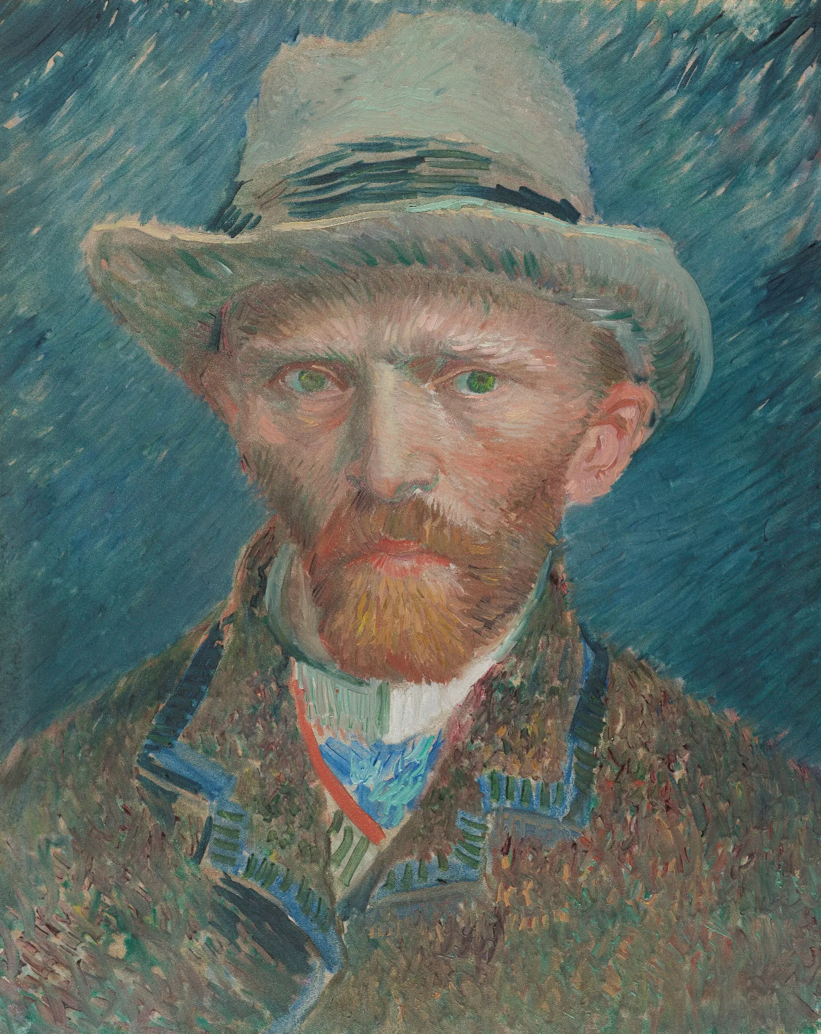Self Portrait 354 Wall Art by Vincent van Gogh - Canvas Print