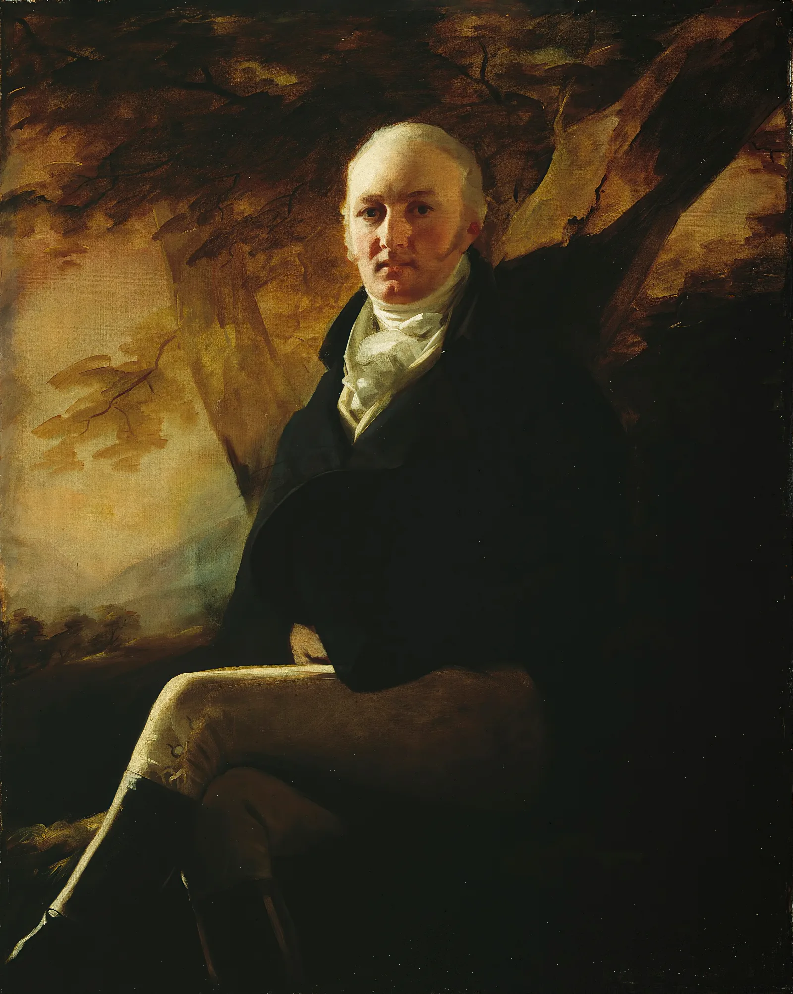 Sir James Montgomery Second Baronet Of Stanhope Wall Art by Sir Henry Raeburn - Canvas Print