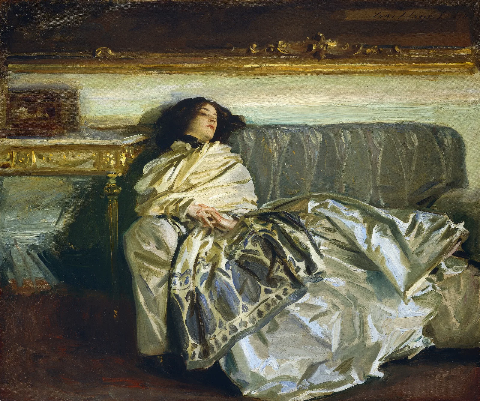 Nonchaloir Repose Wall Art by John Singer Sargent - Canvas Print