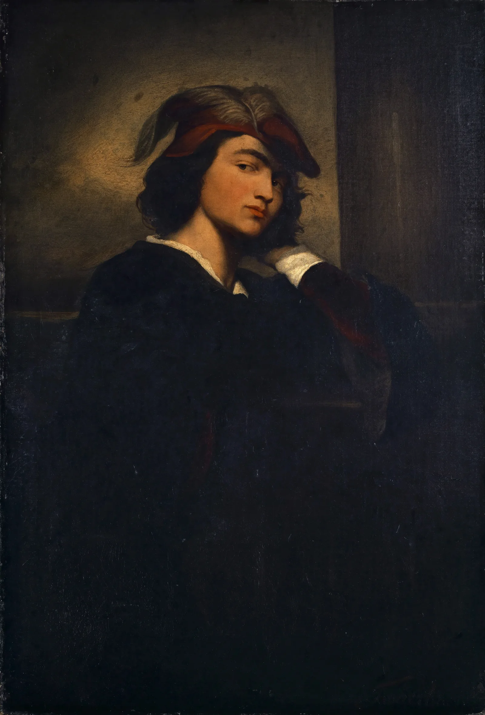 Self Portrait 103 Wall Art by Anselm Feuerbach - Canvas Print