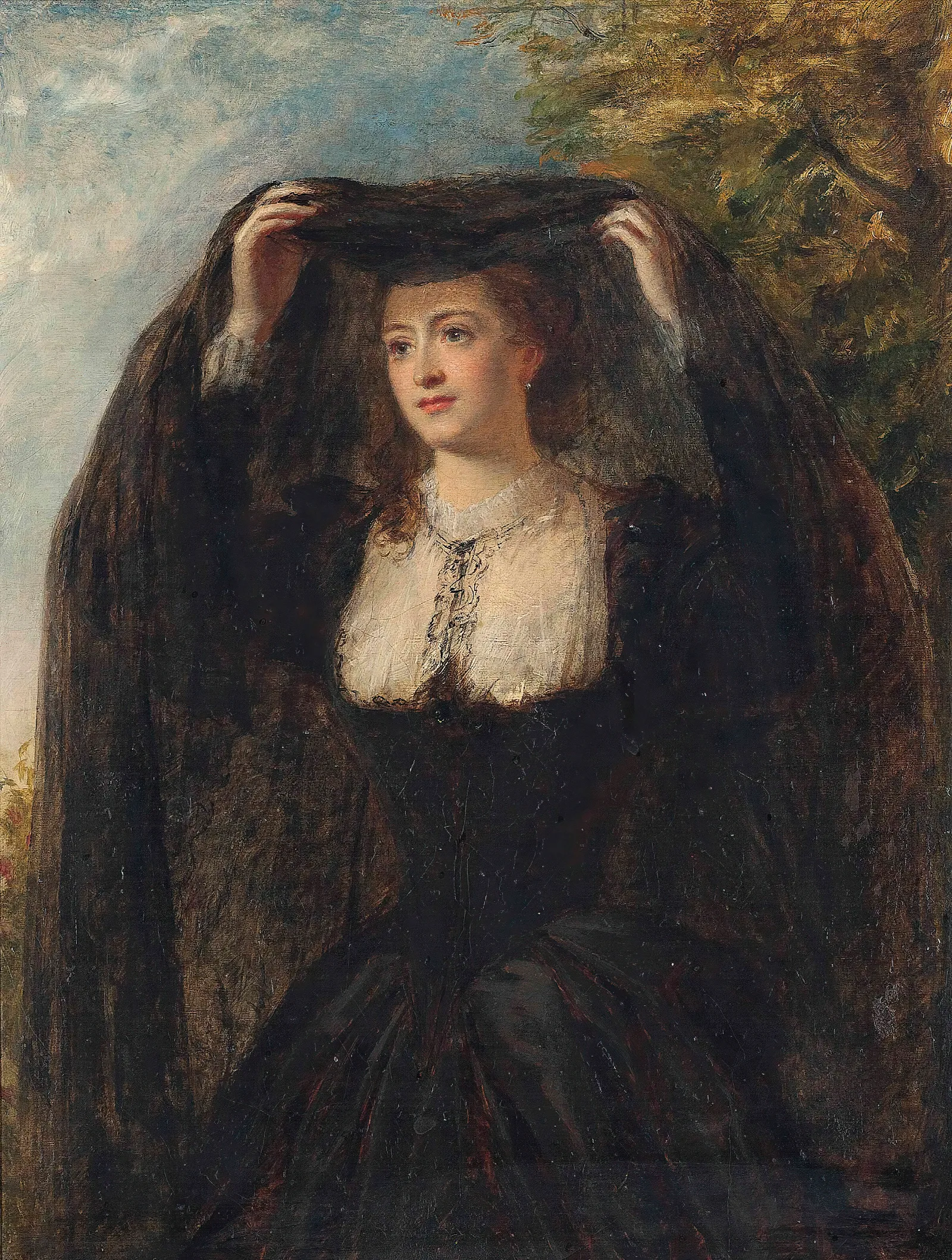 The Veil 2 Wall Art by William Powell Frith - Canvas Print