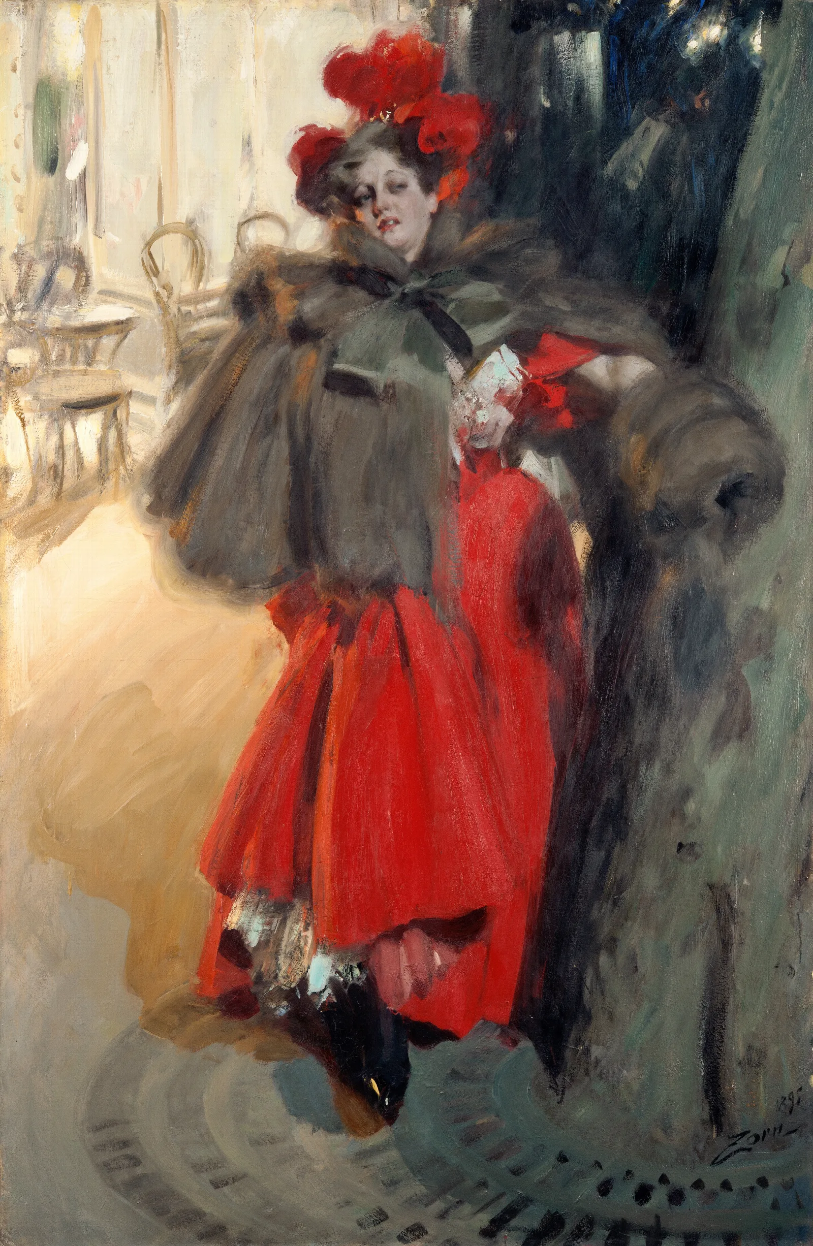 Night Effect Wall Art by Anders Zorn - Canvas Print