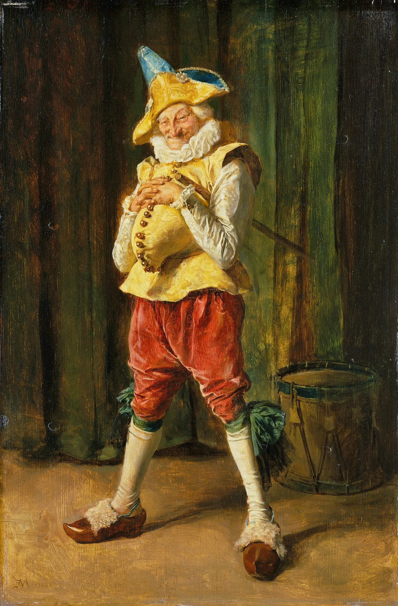 Polichinelle 3 Wall Art by Ernest Meissonier - Canvas Print
