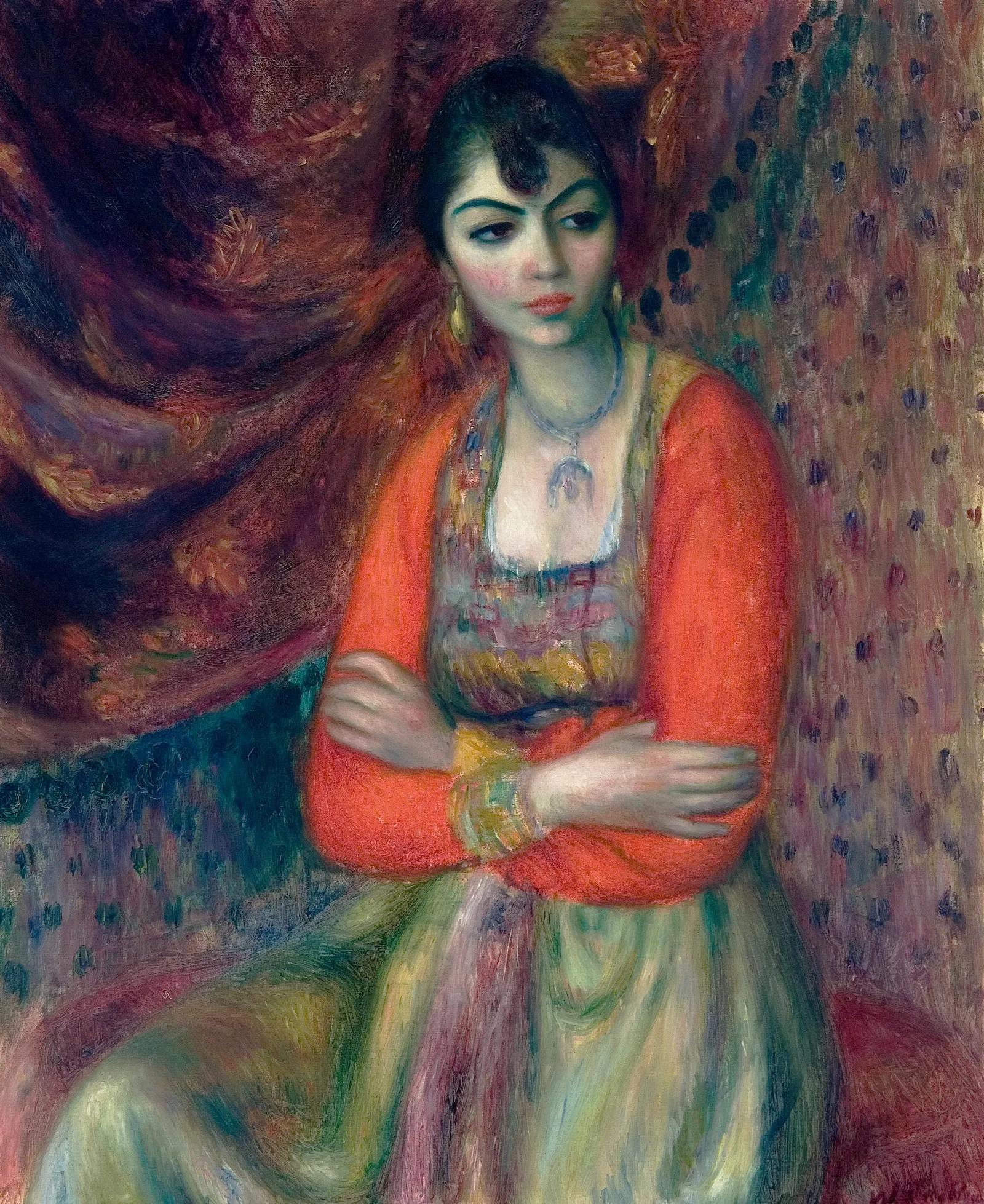 Armenian Girl Wall Art by William James Glackens - Canvas Print
