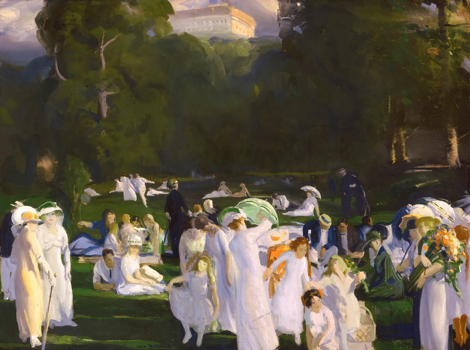 A Day In June 2 Wall Art by George Wesley Bellows - Canvas Print