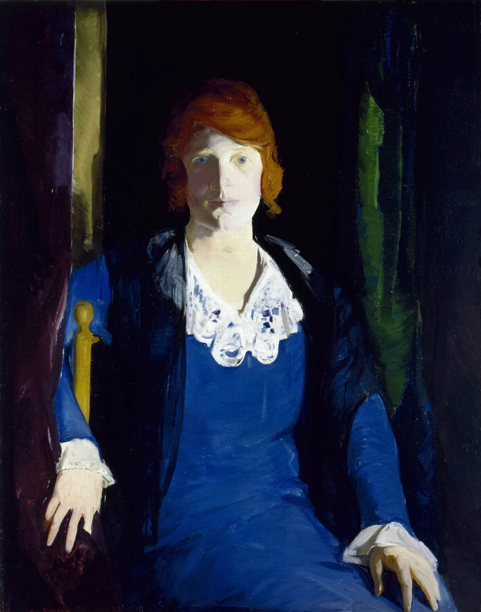 Portrait Of Florence Pierce Wall Art by George Wesley Bellows - Canvas Print
