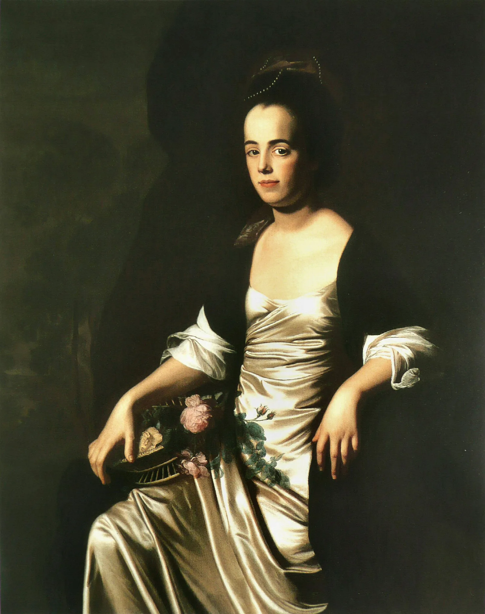 Portrait Of Mrs John Stevens Judith Sargent Later Mrs John Murray Wall Art by John Singleton Copley - Canvas Print