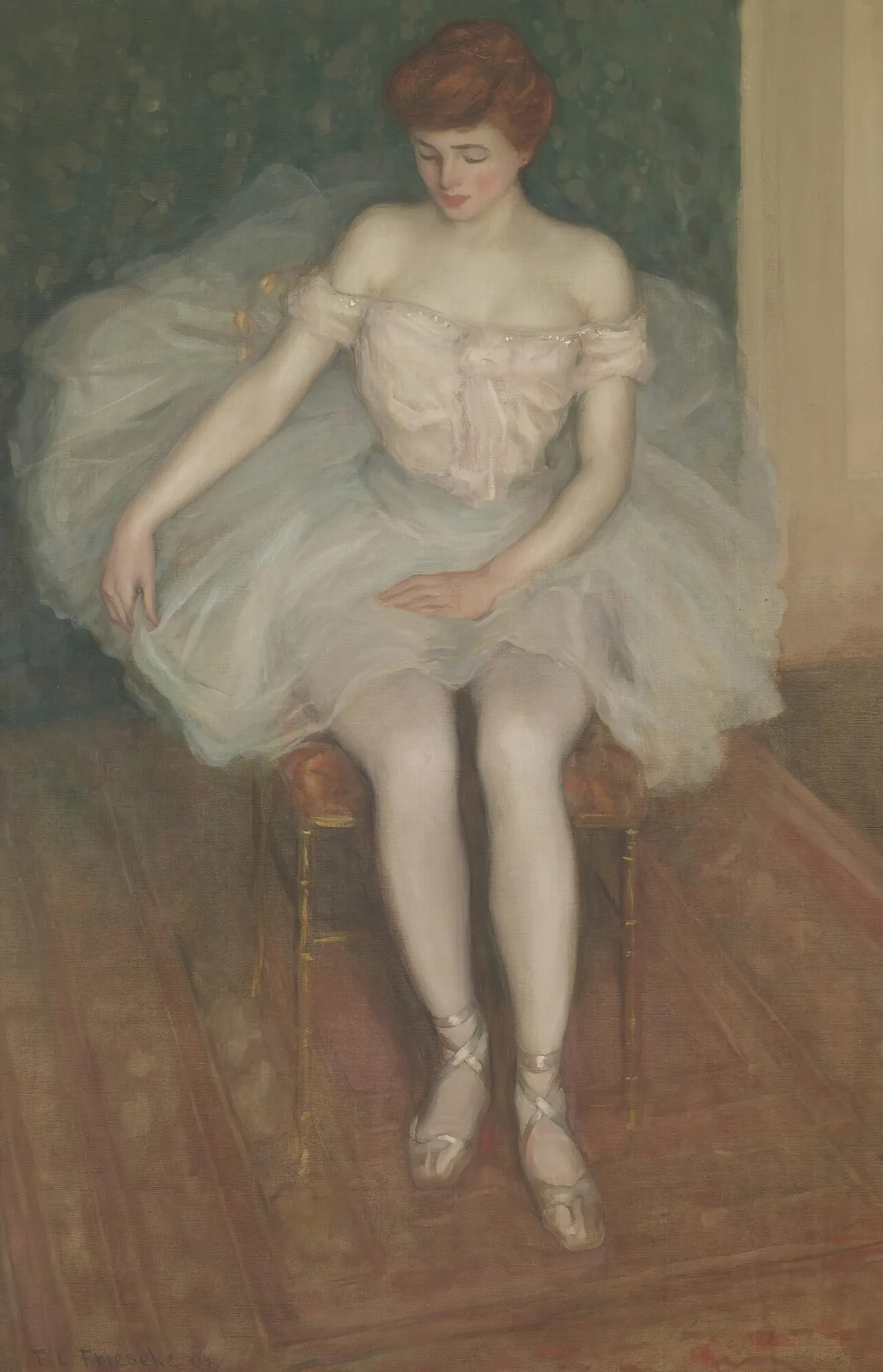 Ballerina Wall Art by Frederick Carl Frieseke - Canvas Print