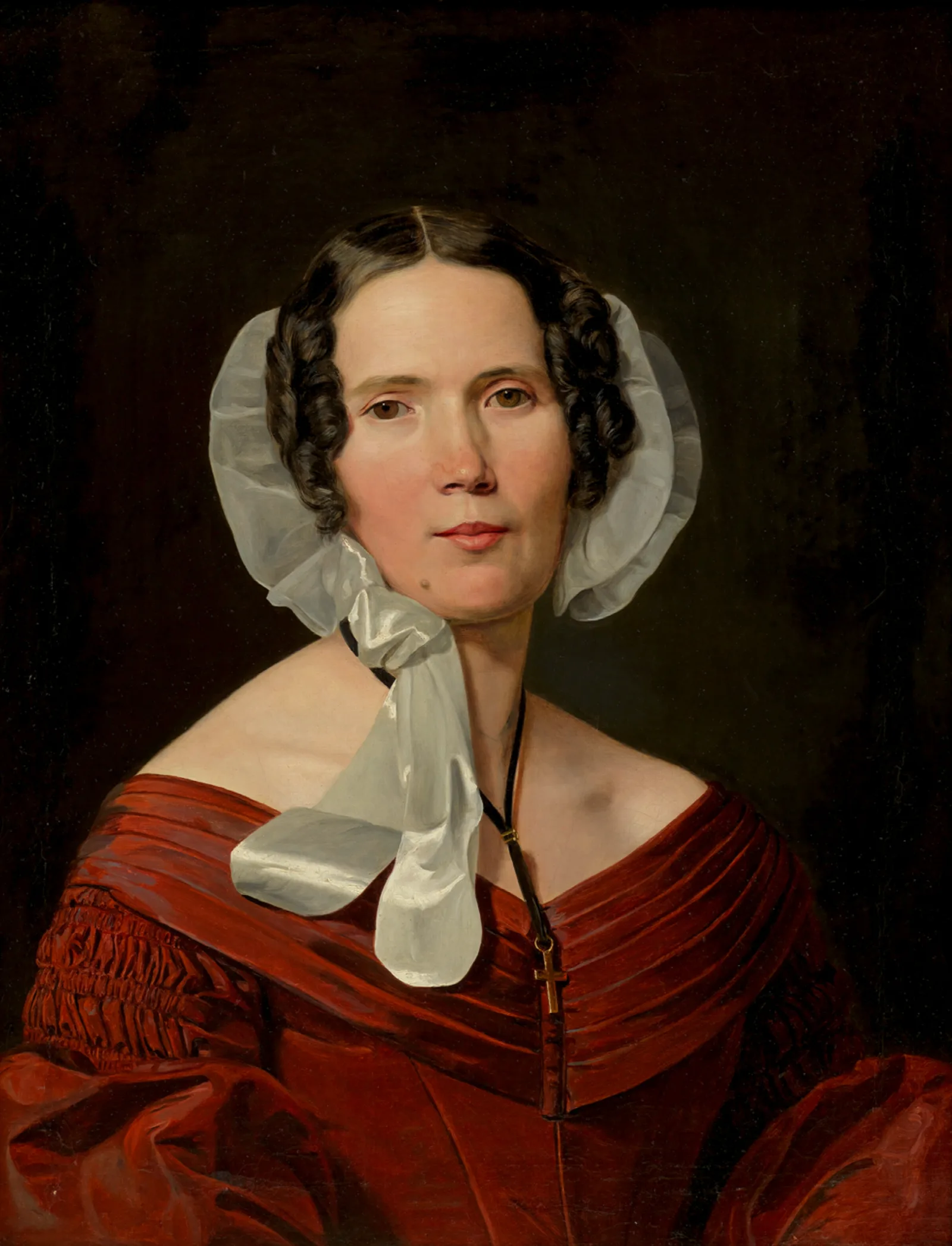 Frau Von Bartsch Wall Art by Ferdinand Georg Waldmüller - Canvas Print