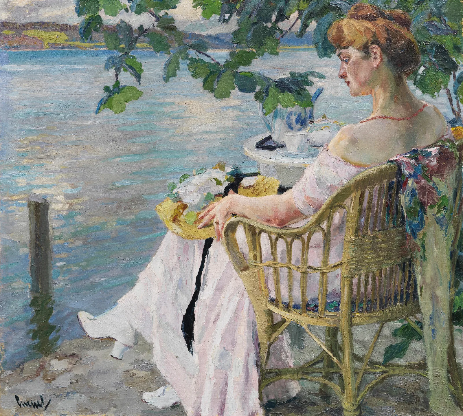 Summer Evening 8 Wall Art by Edward Cucuel - Canvas Print