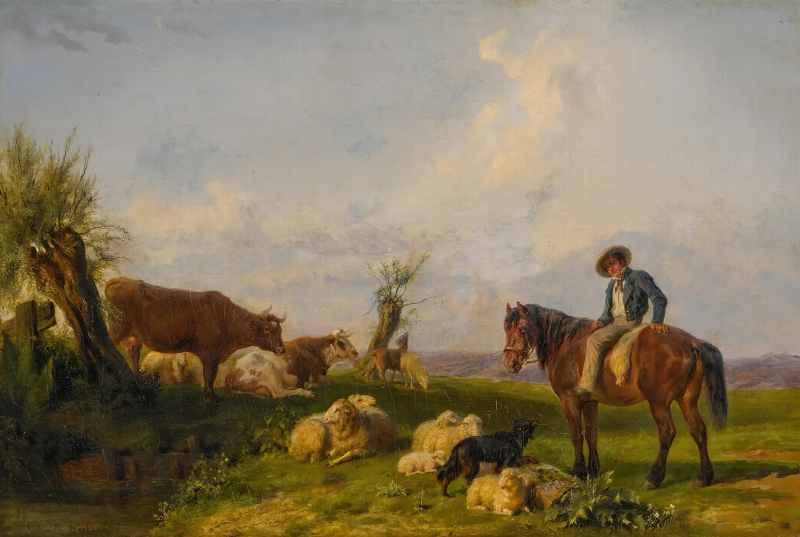In The Meadow 3 Wall Art by Rosa Bonheur - Canvas Print