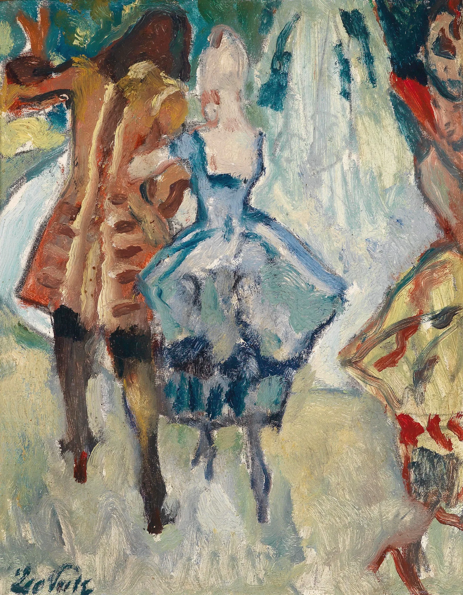 Gartenfest Wall Art by Leo Putz - Canvas Print