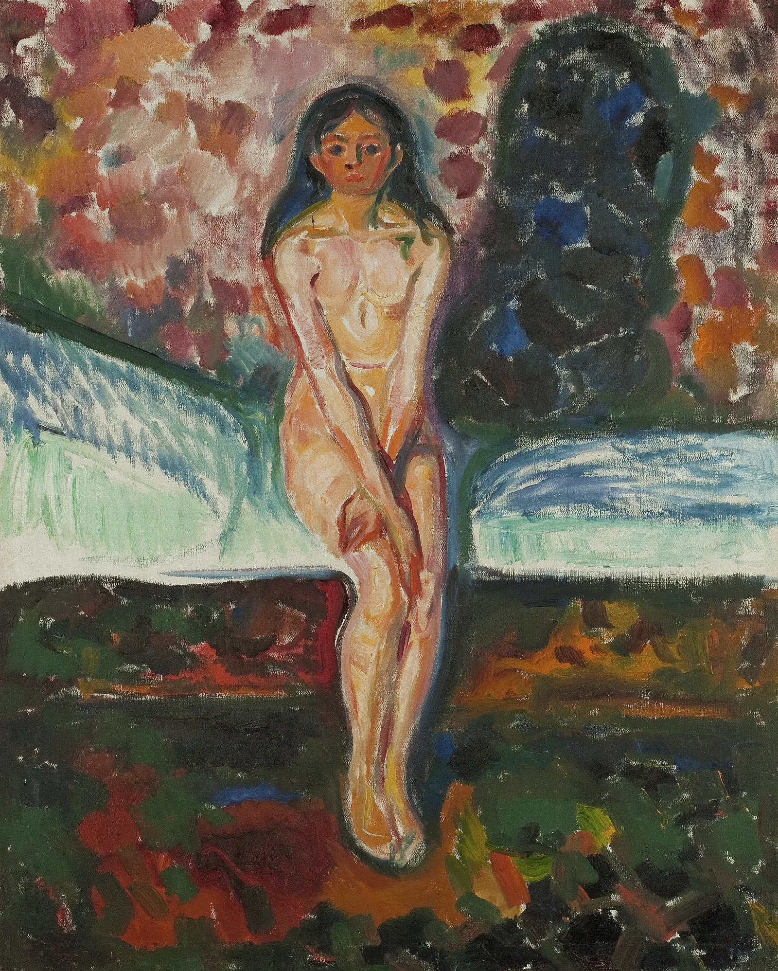 Puberty Wall Art by Edvard Munch - Canvas Print