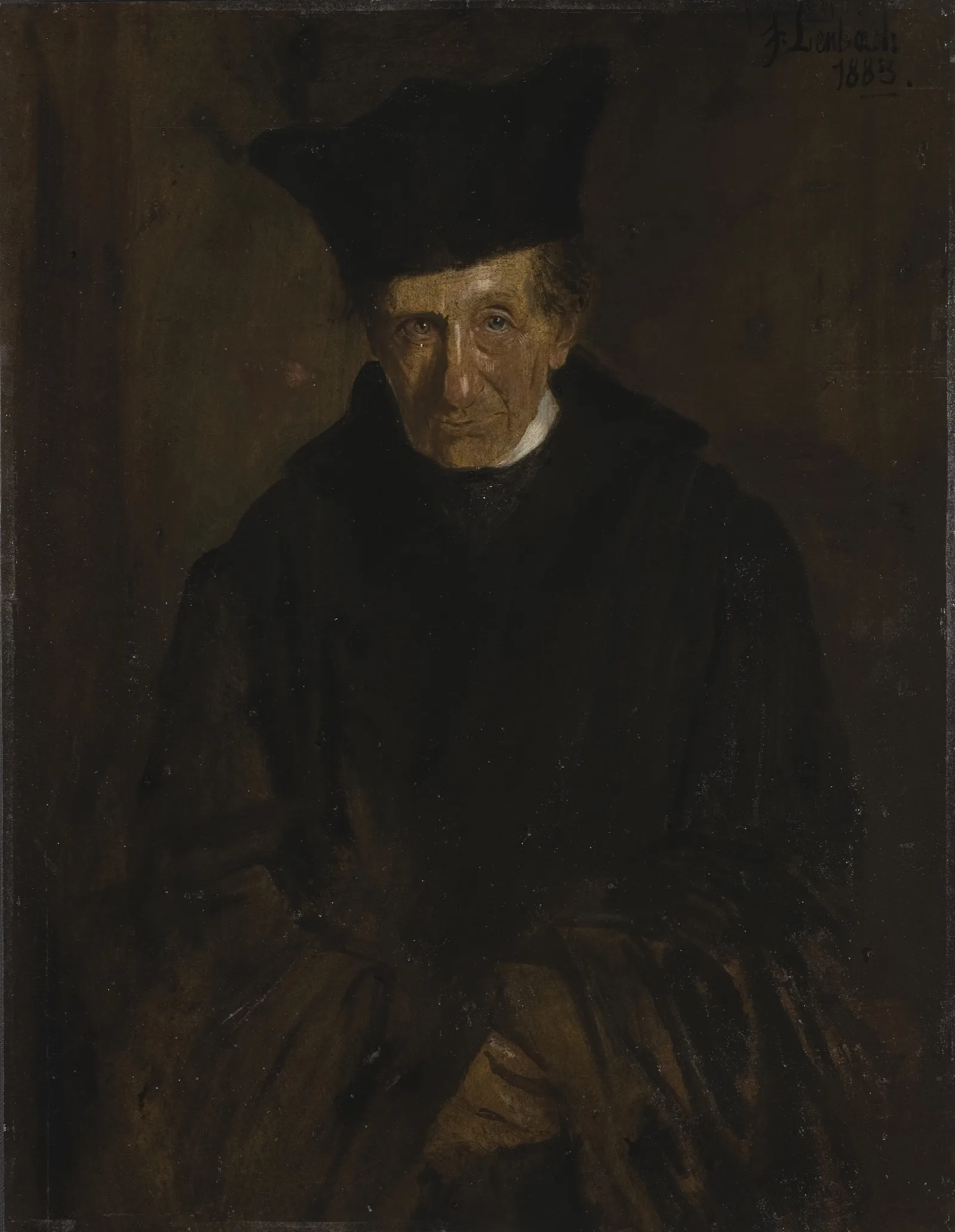 The Theologian Ignaz Von Dollinger Wall Art by Franz von Lenbach - Canvas Print