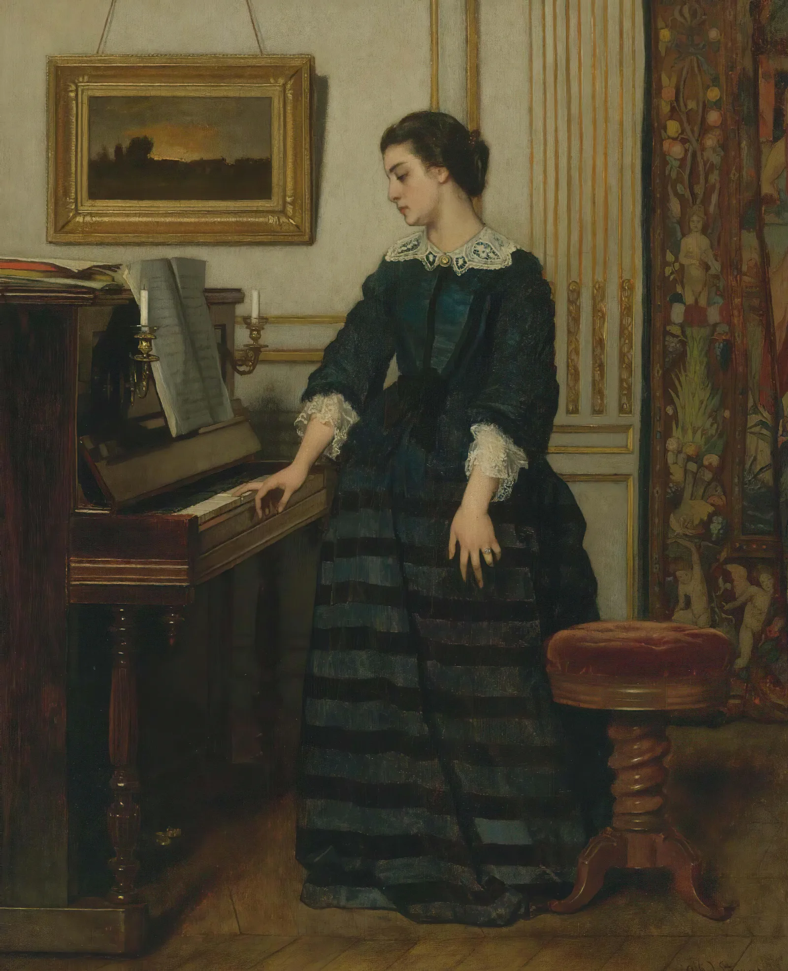 Labsence Wall Art by Alfred Stevens - Canvas Print