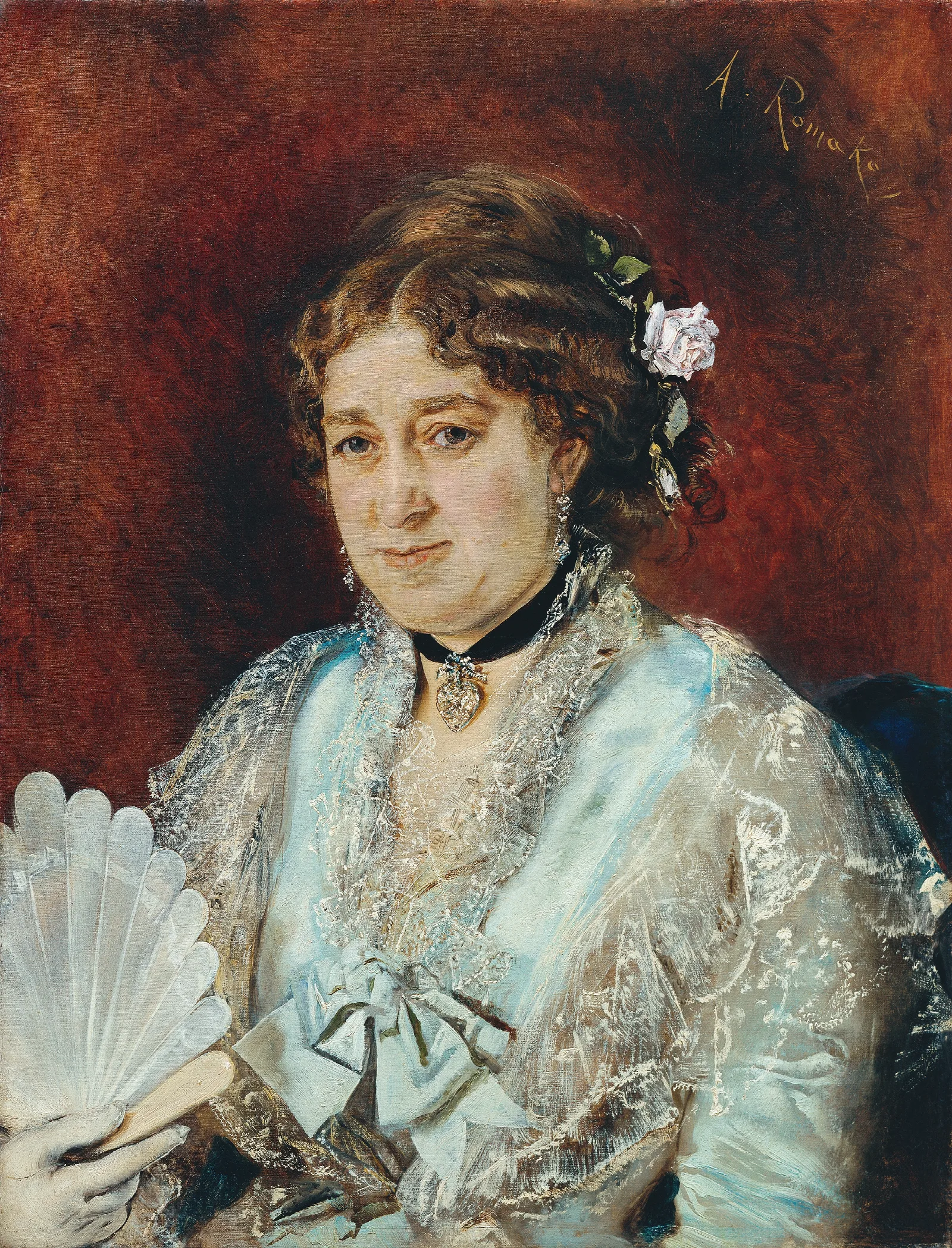 Babette Tapecierer Wall Art by Anton Romako - Canvas Print