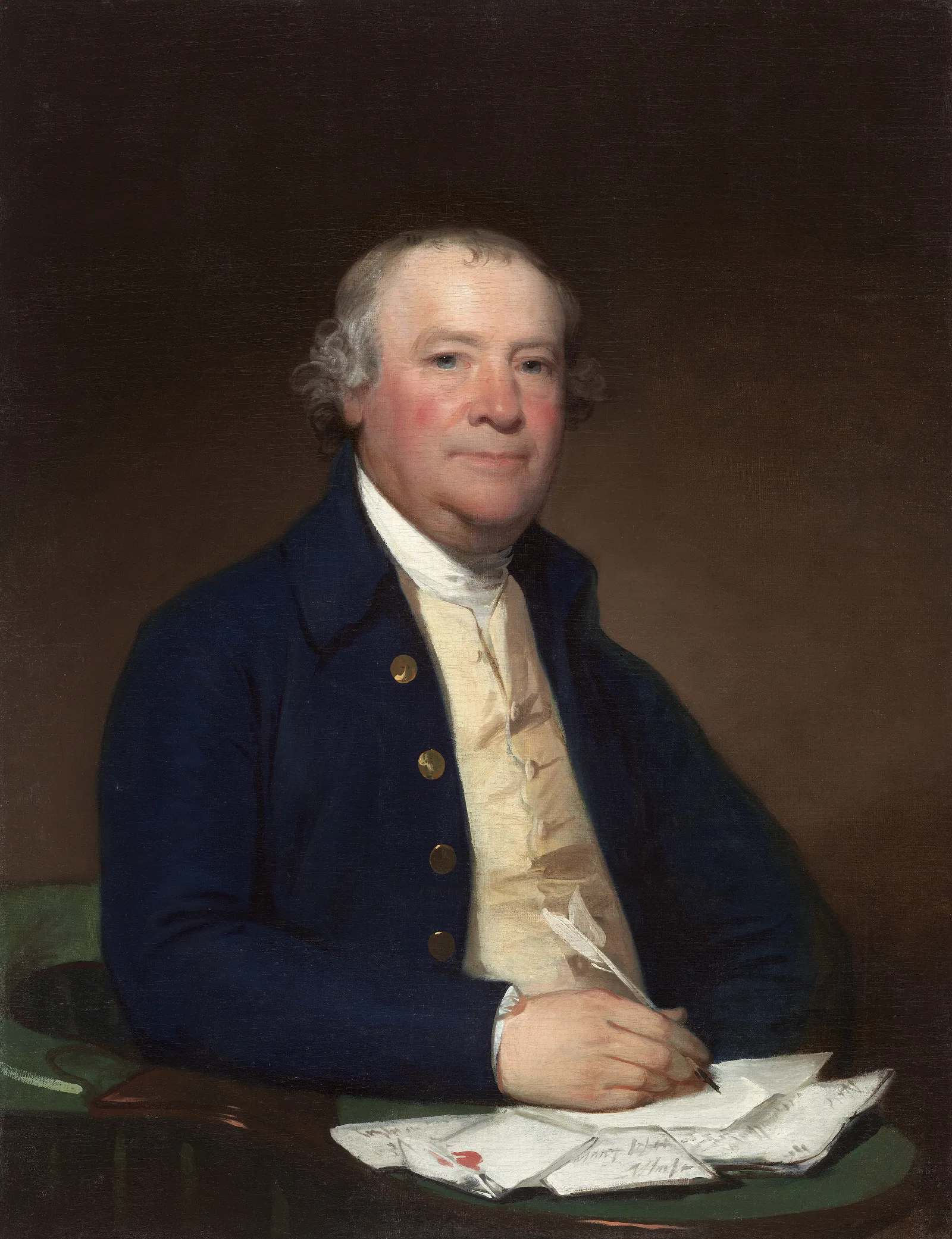 Captain Joseph Anthony Wall Art by Gilbert Stuart - Canvas Print