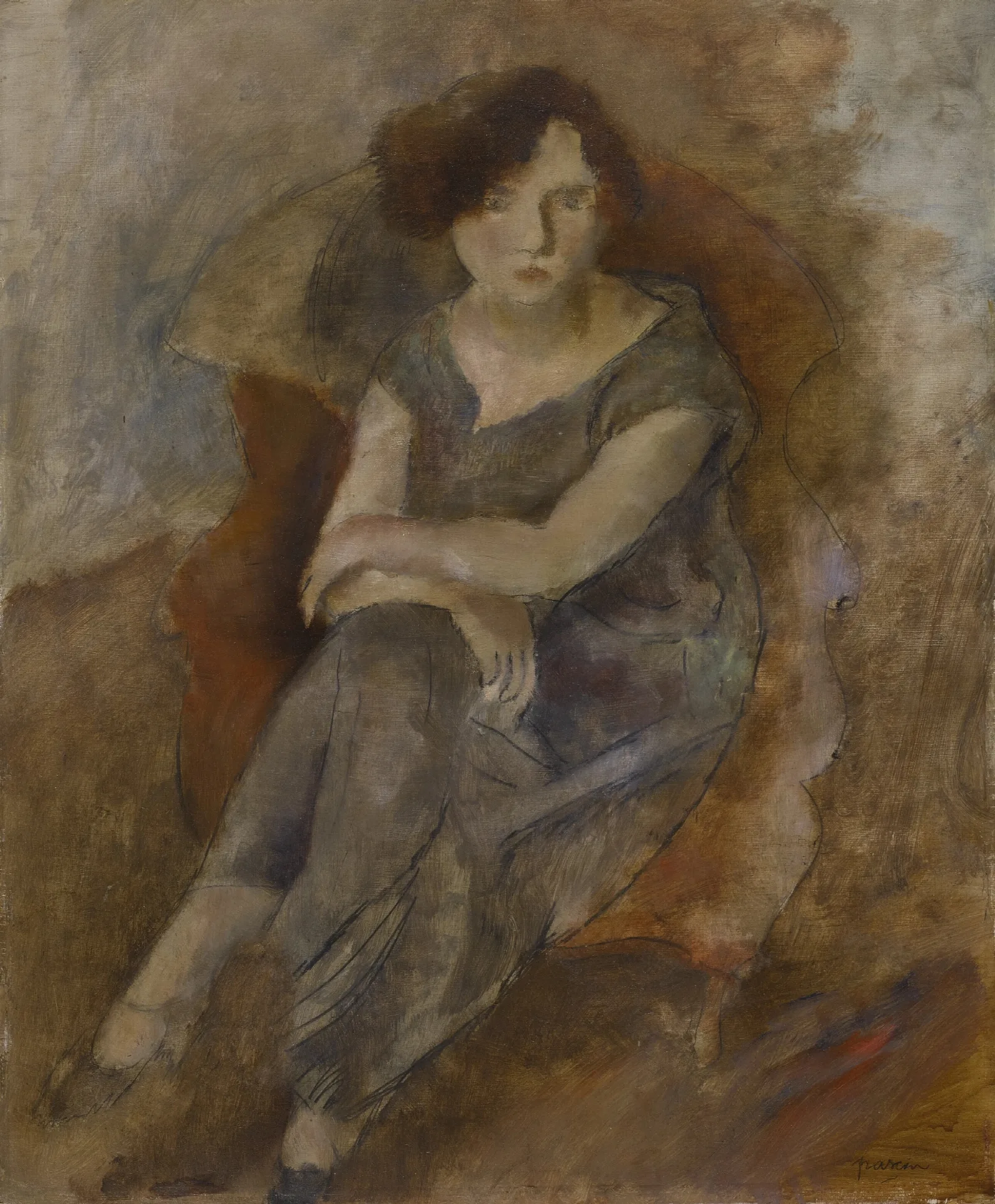 Gaby Wall Art by Jules Pascin - Canvas Print
