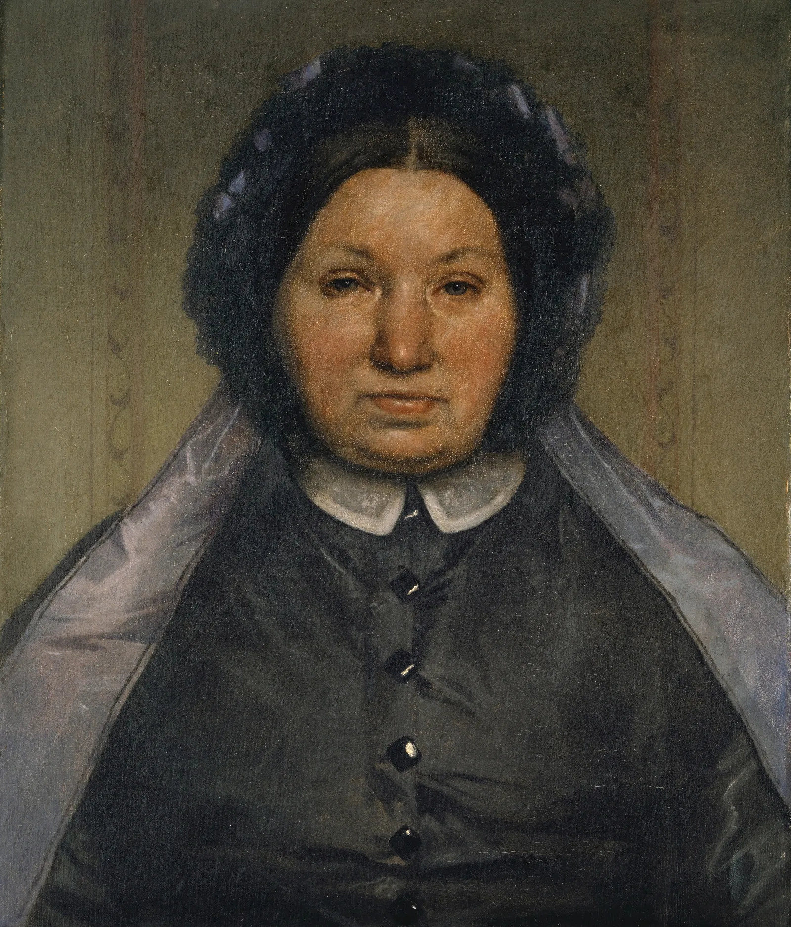 Portrait Of Sibylla Muller Kleyling Wall Art by Arnold Böcklin - Canvas Print