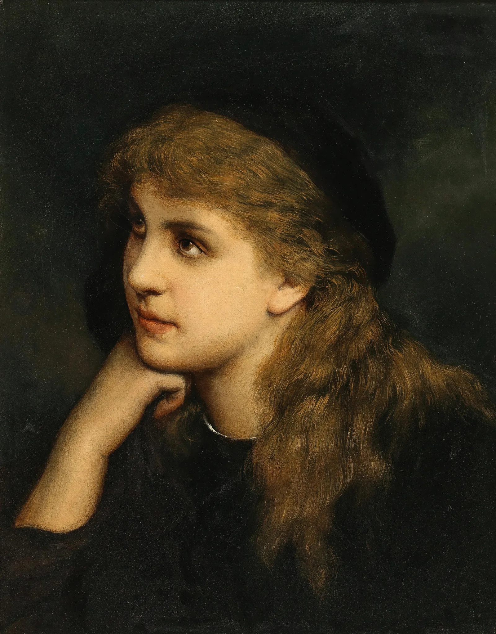 Margarethe Wall Art by Gabriel von Max - Canvas Print