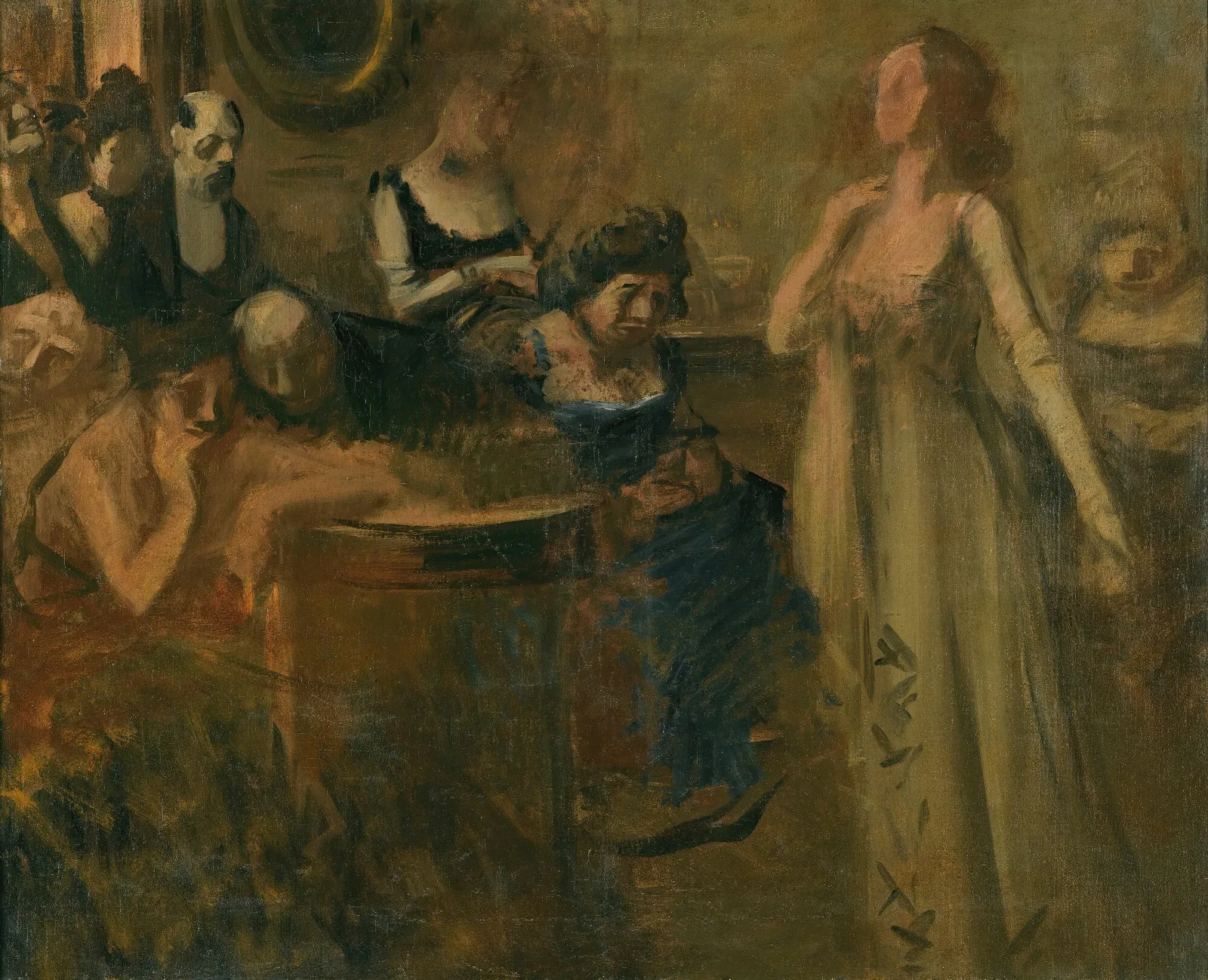 Le Recital Wall Art by Jean-Louis Forain - Canvas Print