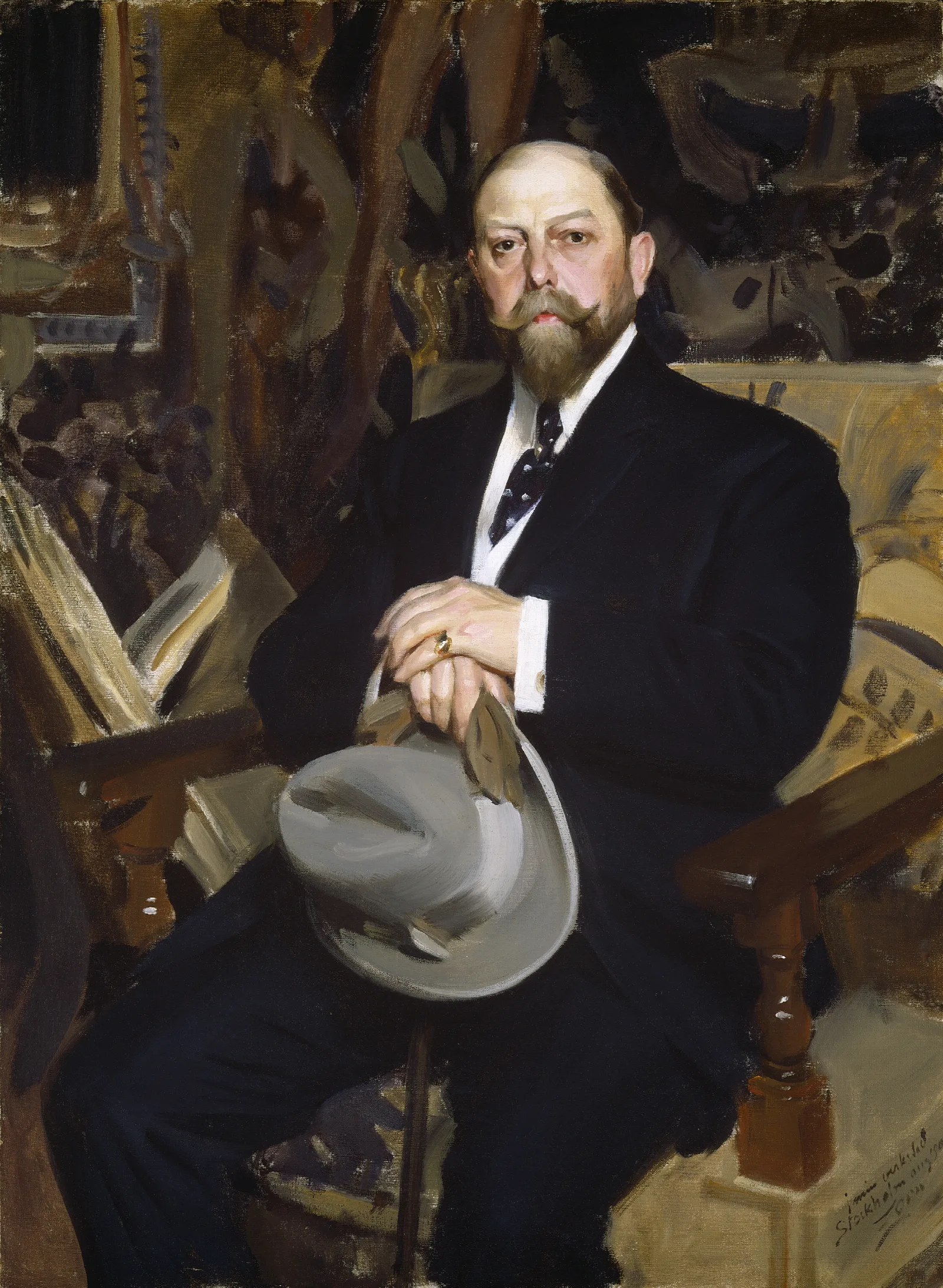 Hugo Reisinger Wall Art by Anders Zorn - Canvas Print