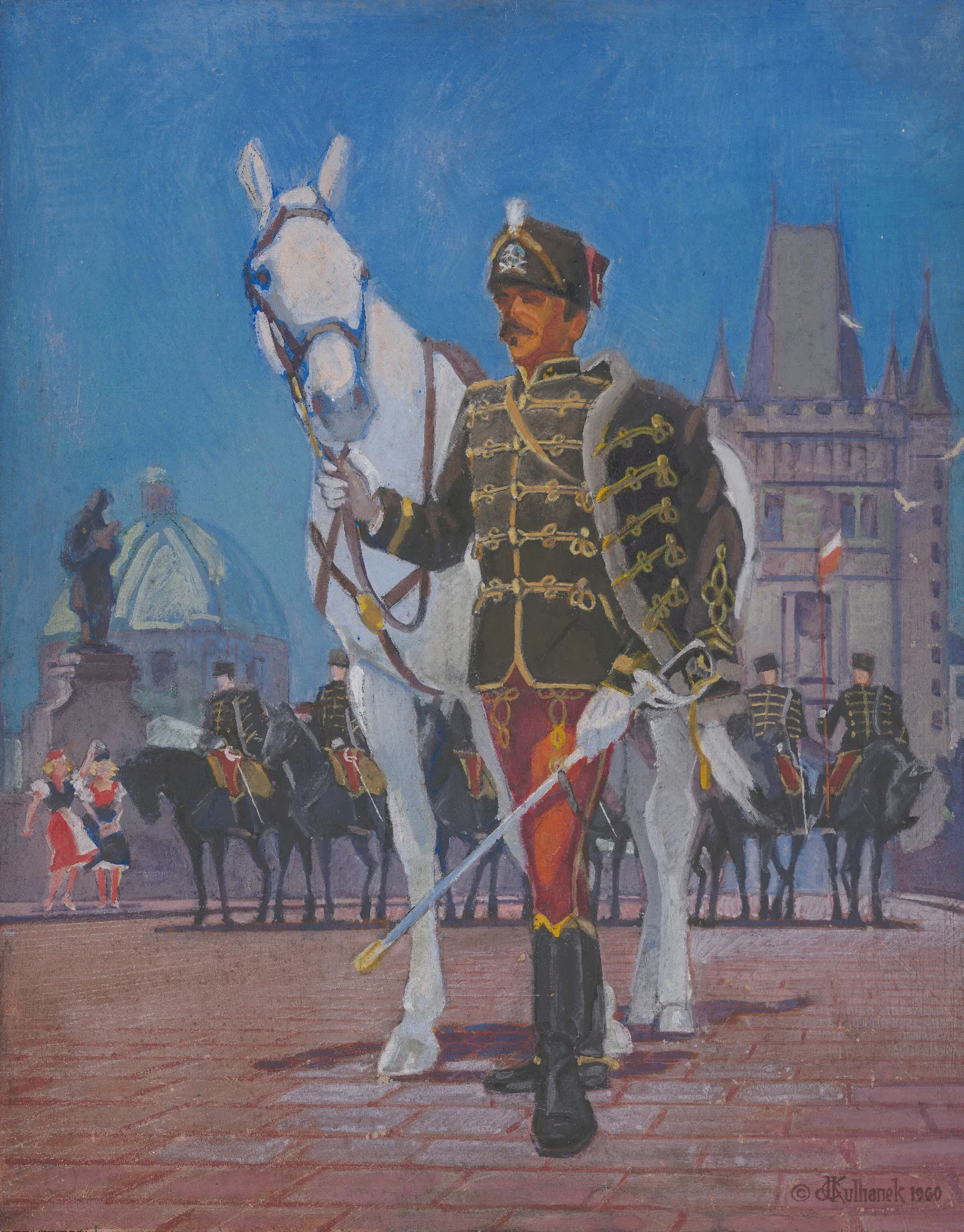 Pride Of Prague Wall Art by James C. Kulhanek - Canvas Print