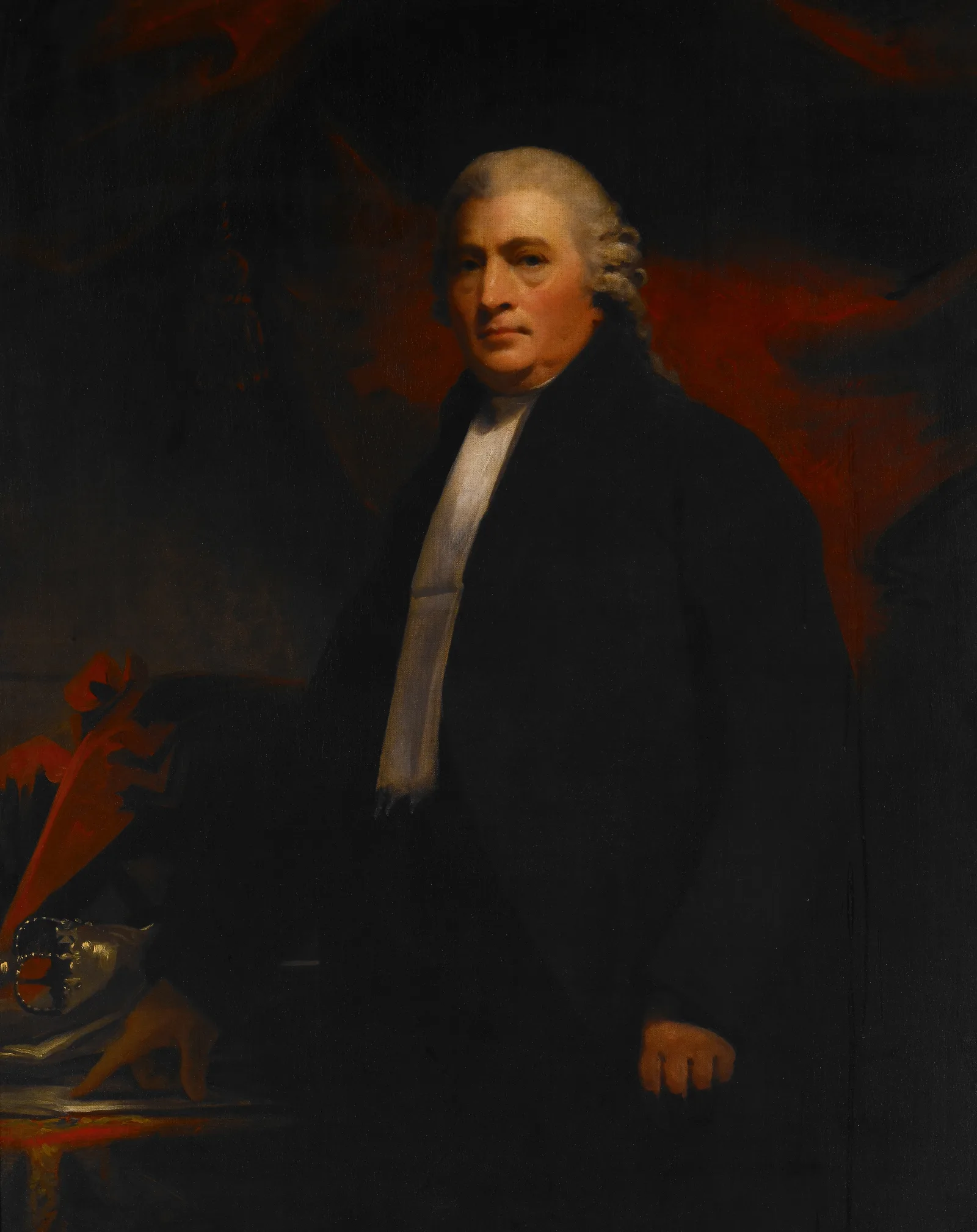 Portrait Of Lord Robert Blair Wall Art by Sir Henry Raeburn - Canvas Print