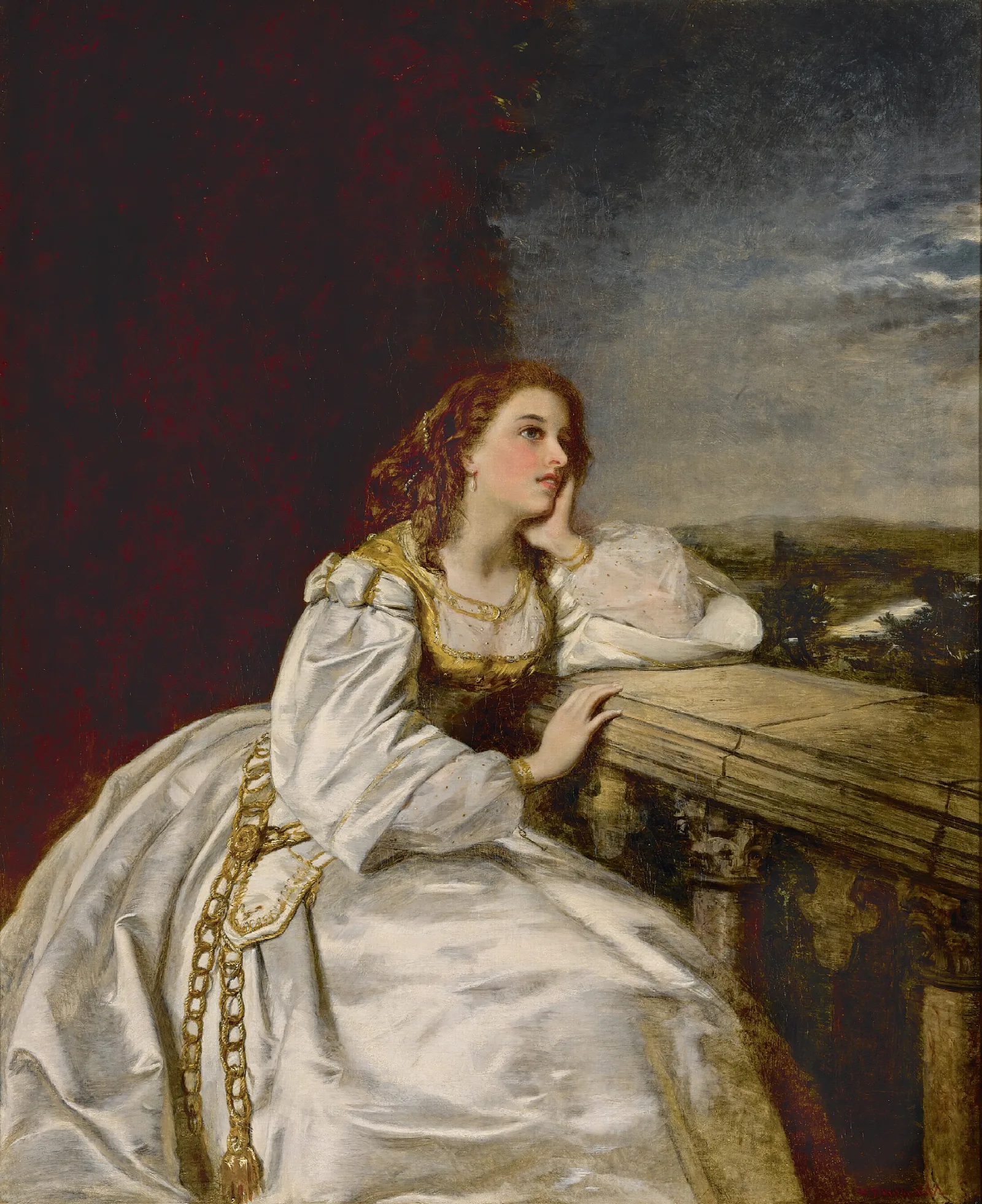 Julieto That I Were A Glove Upon That Hand Wall Art by William Powell Frith - Canvas Print