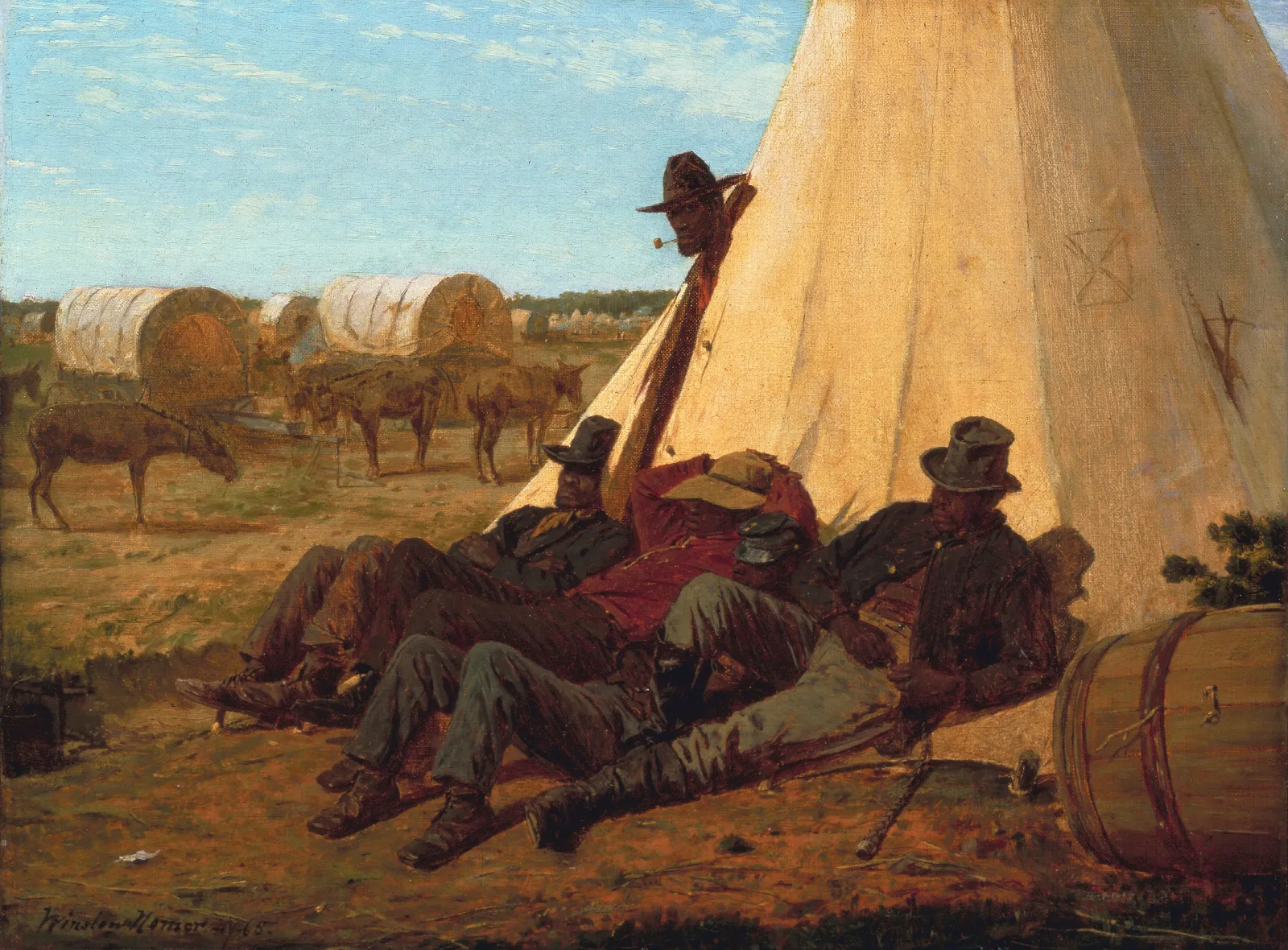 The Bright Side Wall Art by Winslow Homer - Canvas Print