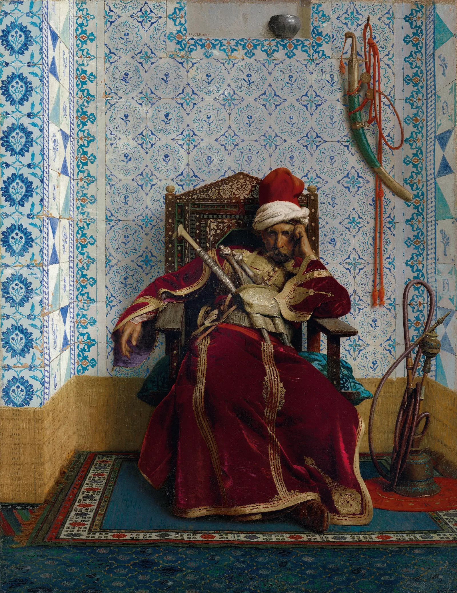 Markos Botsaris Wall Art by Jean-Léon Gérôme - Canvas Print