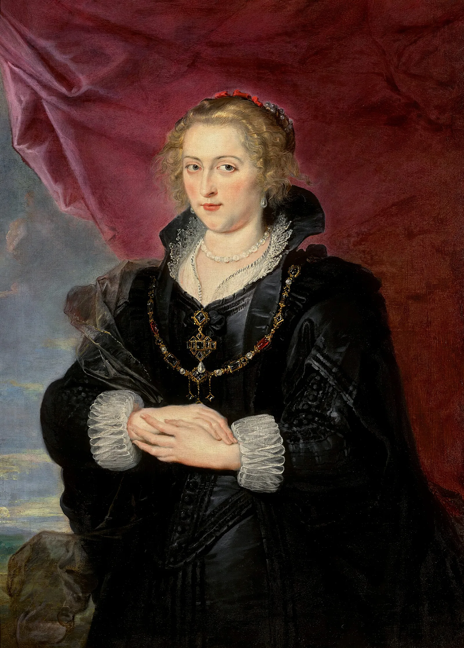 Portrait Of A Lady 49 Wall Art by Peter Paul Rubens - Canvas Print