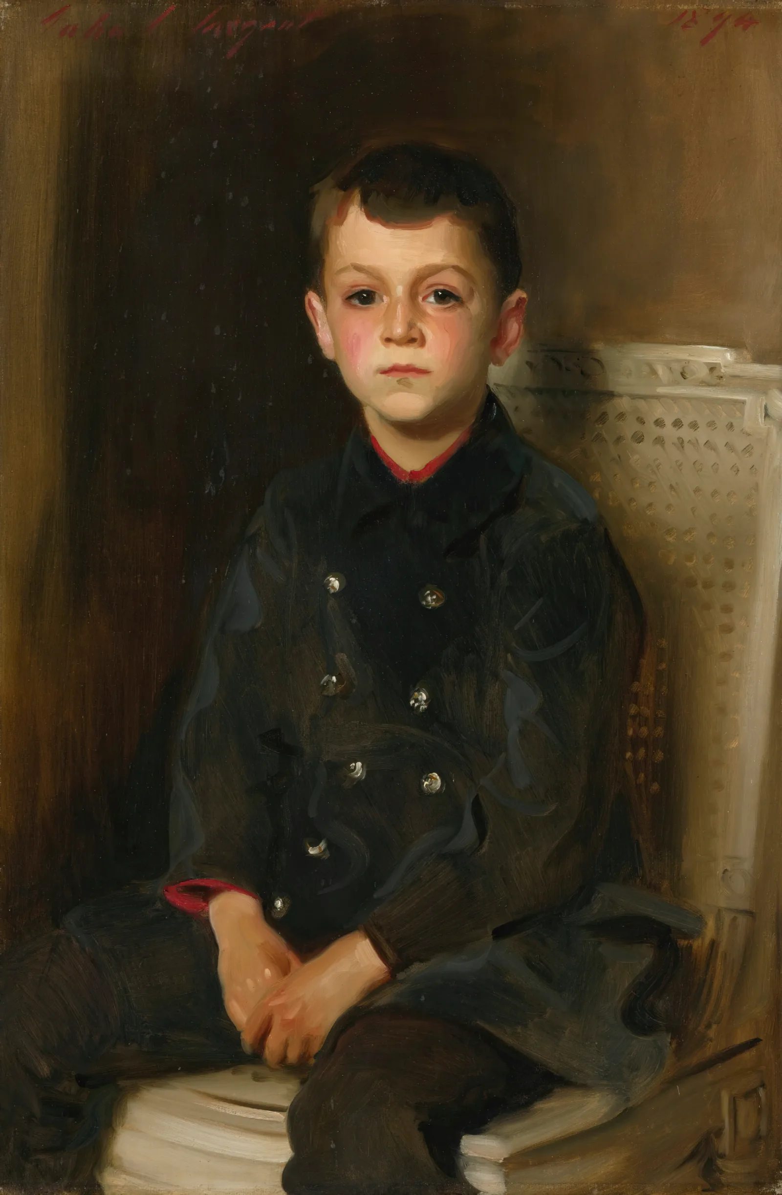 Portrait Of Lancelot Allen Wall Art by John Singer Sargent - Canvas Print
