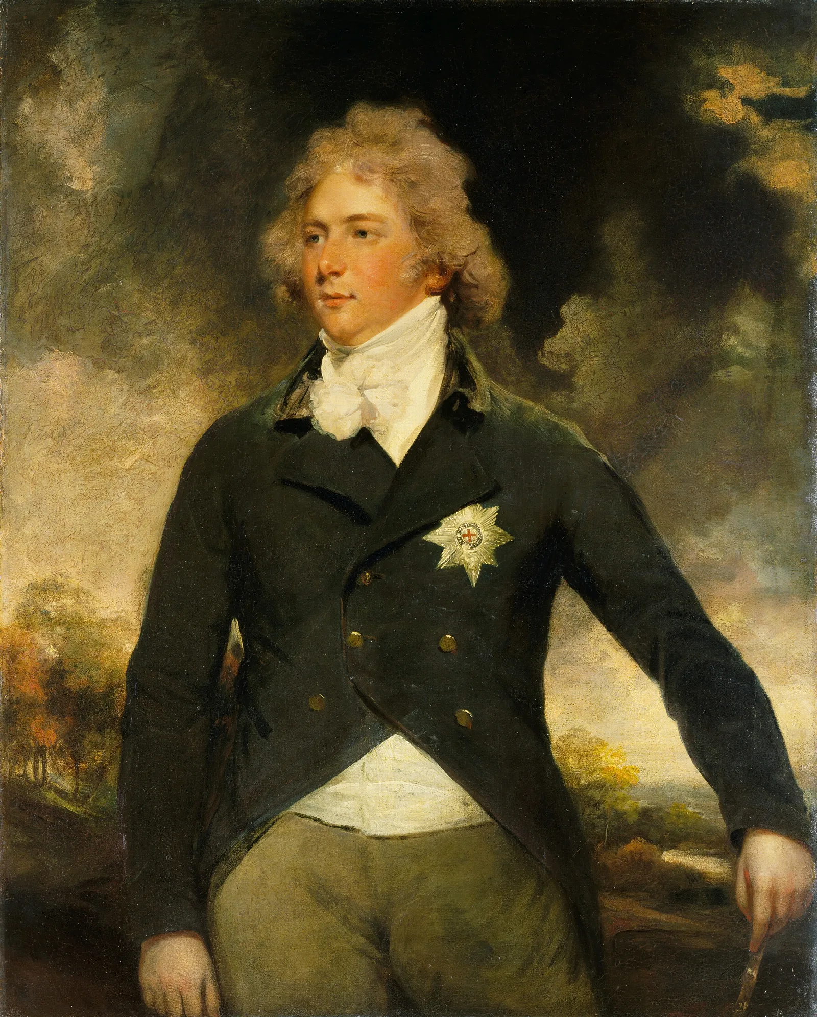 George Iv As Prince Of Wales 2 Wall Art by John Hoppner - Canvas Print