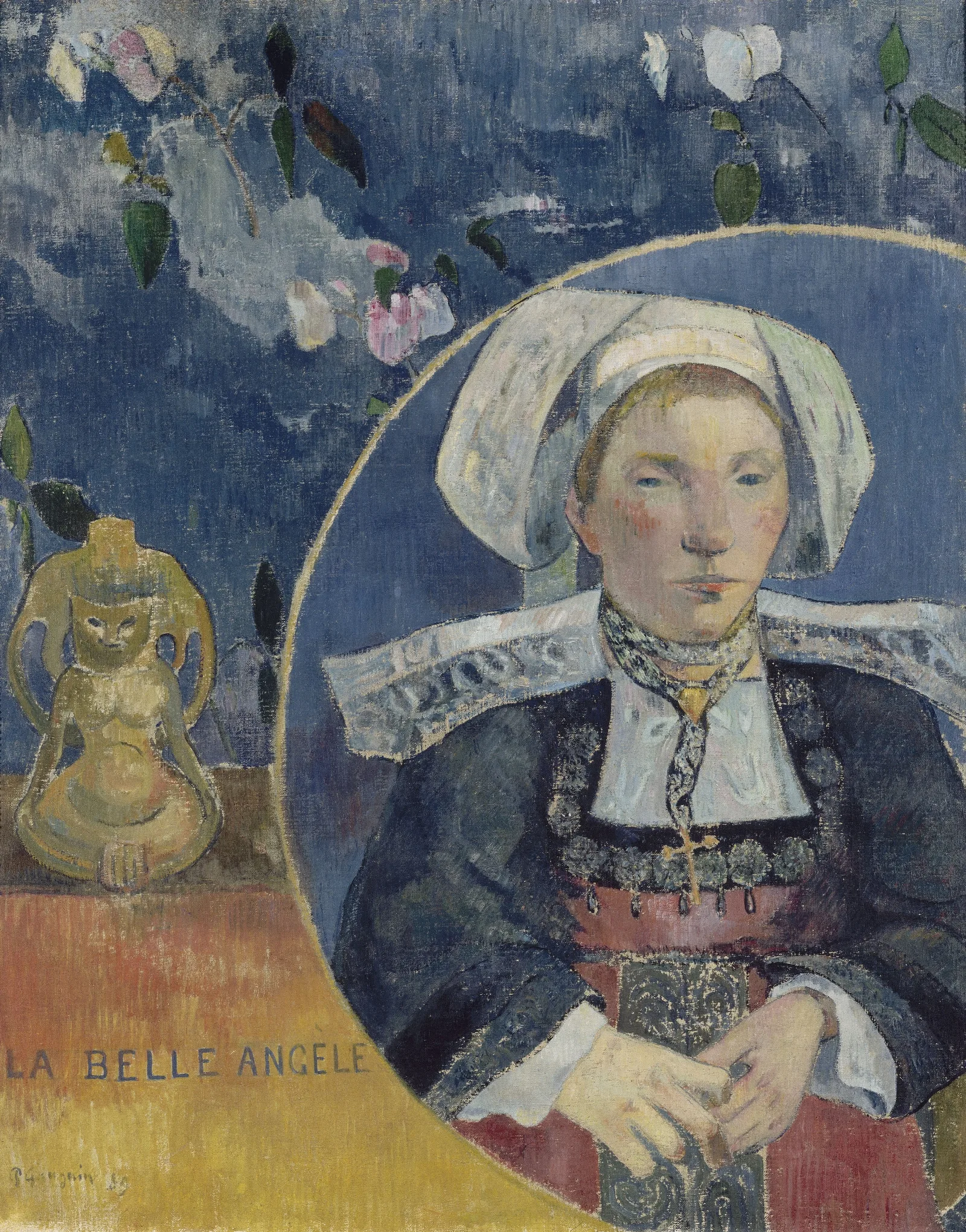 La Belle Angele Wall Art by Paul Gauguin - Canvas Print