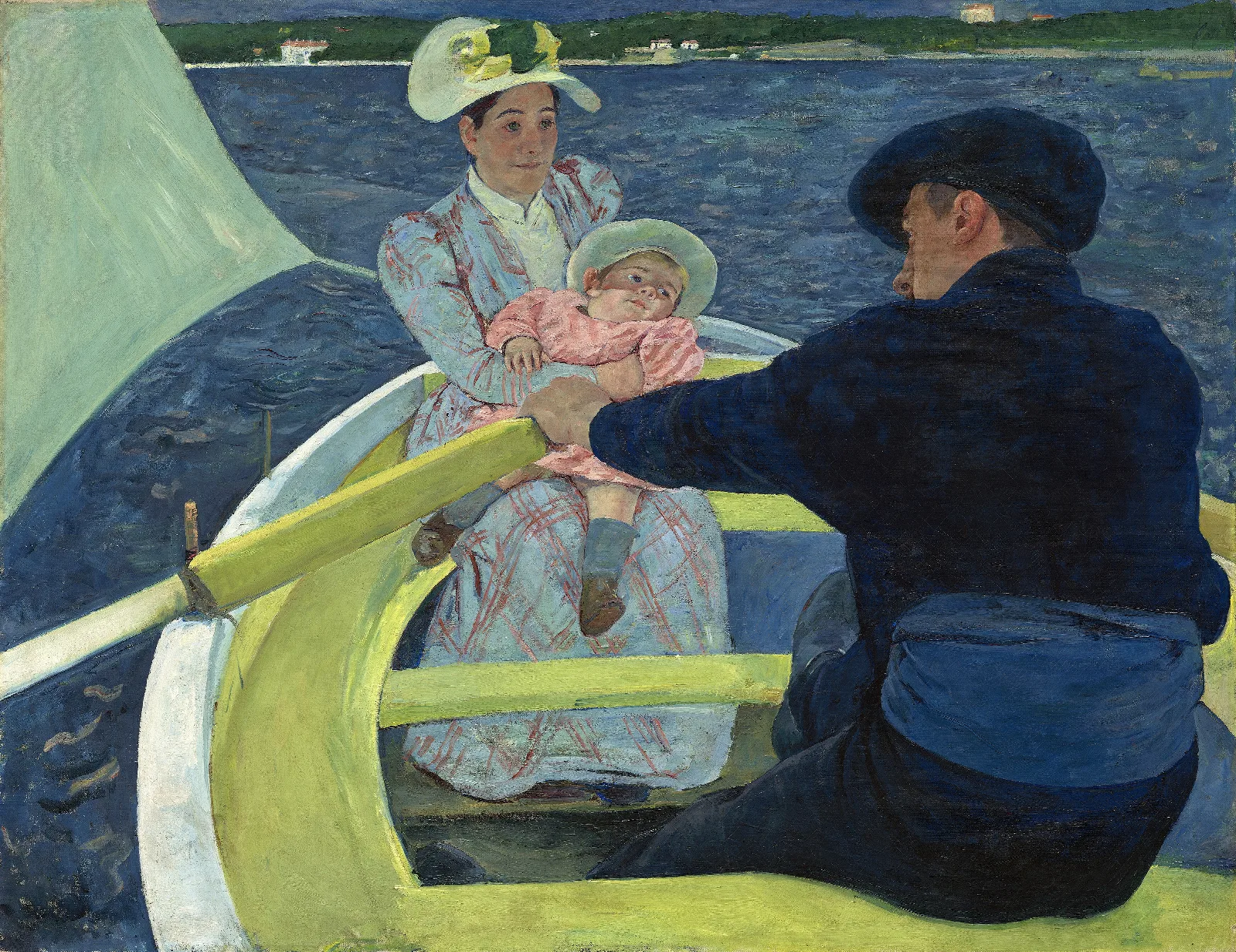 The Boating Party Wall Art by Mary Cassatt - Canvas Print